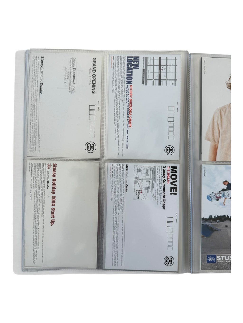 Stussy 90s-00s Postcard Collection & Binder (80+ Postcards)