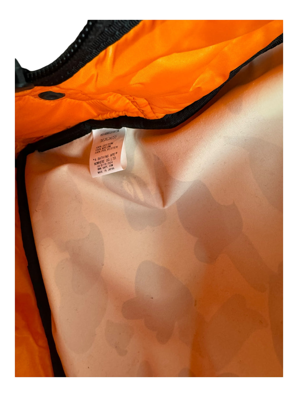 Bape 00s Bape x Porter White Backpack Camo