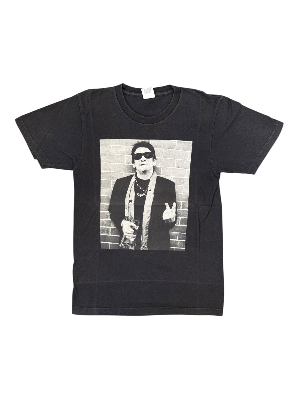 Supreme x Shane McGowan 2013 Photo Tee Black Size Small