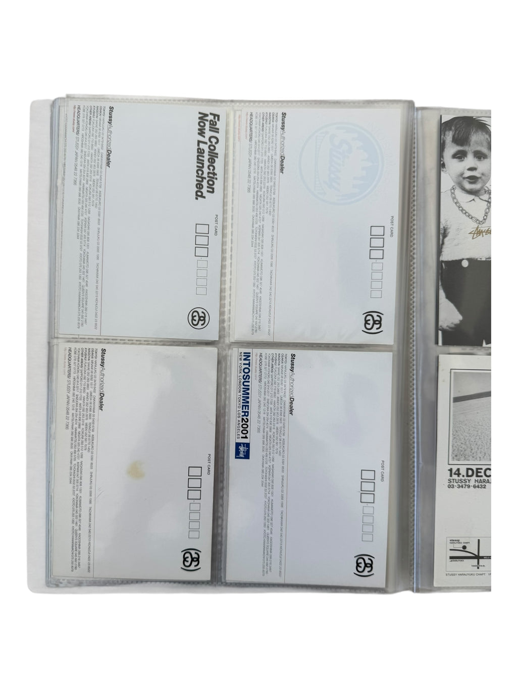 Stussy 90s-00s Postcard Collection & Binder (80+ Postcards)