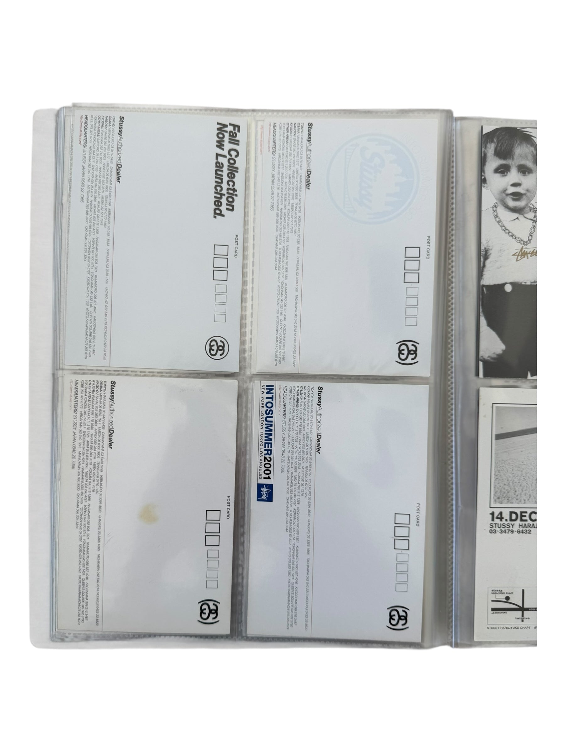 Stussy 90s-00s Postcard Collection & Binder (80+ Postcards)