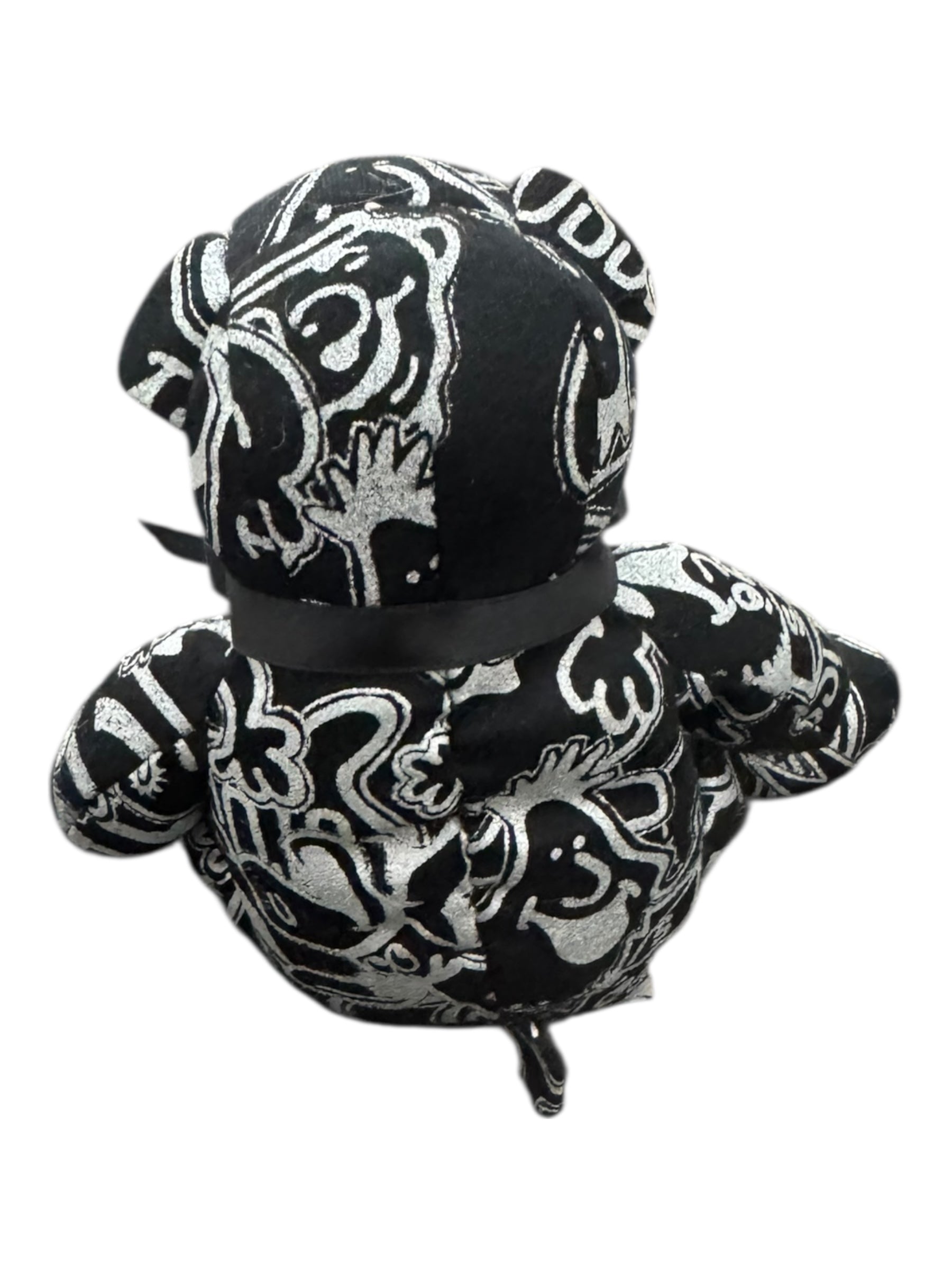 Stussy 00s Black & White Bear Plush