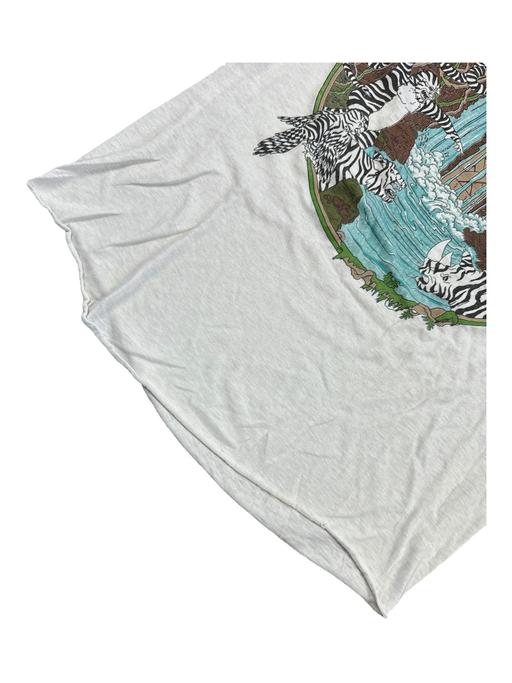 80s Zebra “Tour 1983” Baseball Jersey M/L