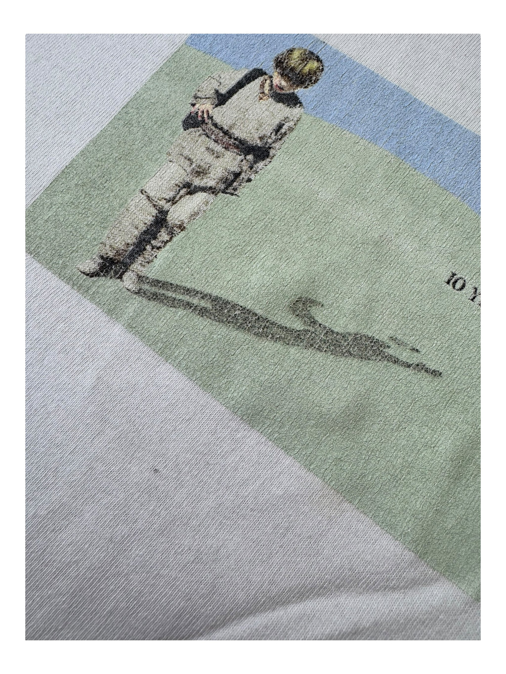 Union 90s 10 Year Saga Anniversary Star Wars Rip White T-Shirt Size Large