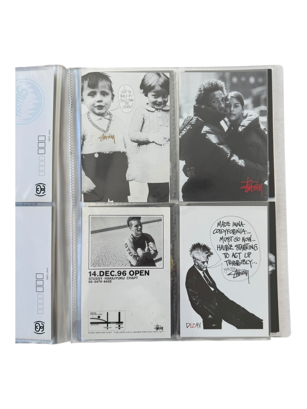Stussy 90s-00s Postcard Collection & Binder (80+ Postcards)