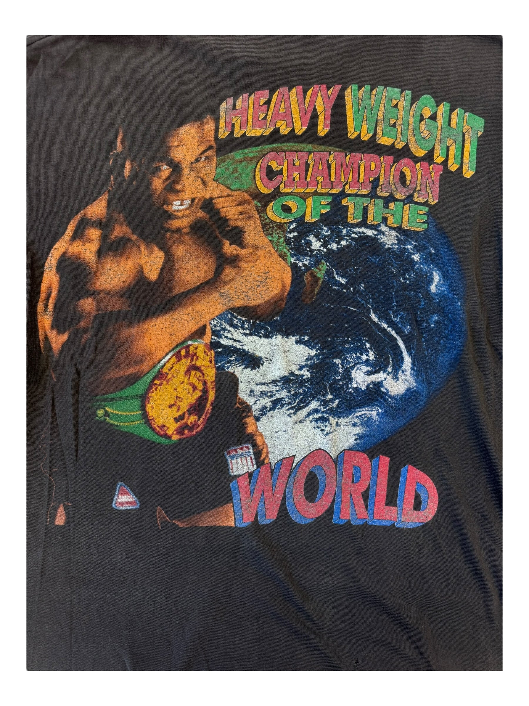 Mike Tysons 90s Rap Tee Heavyweight Champion of the World Mens Size XL