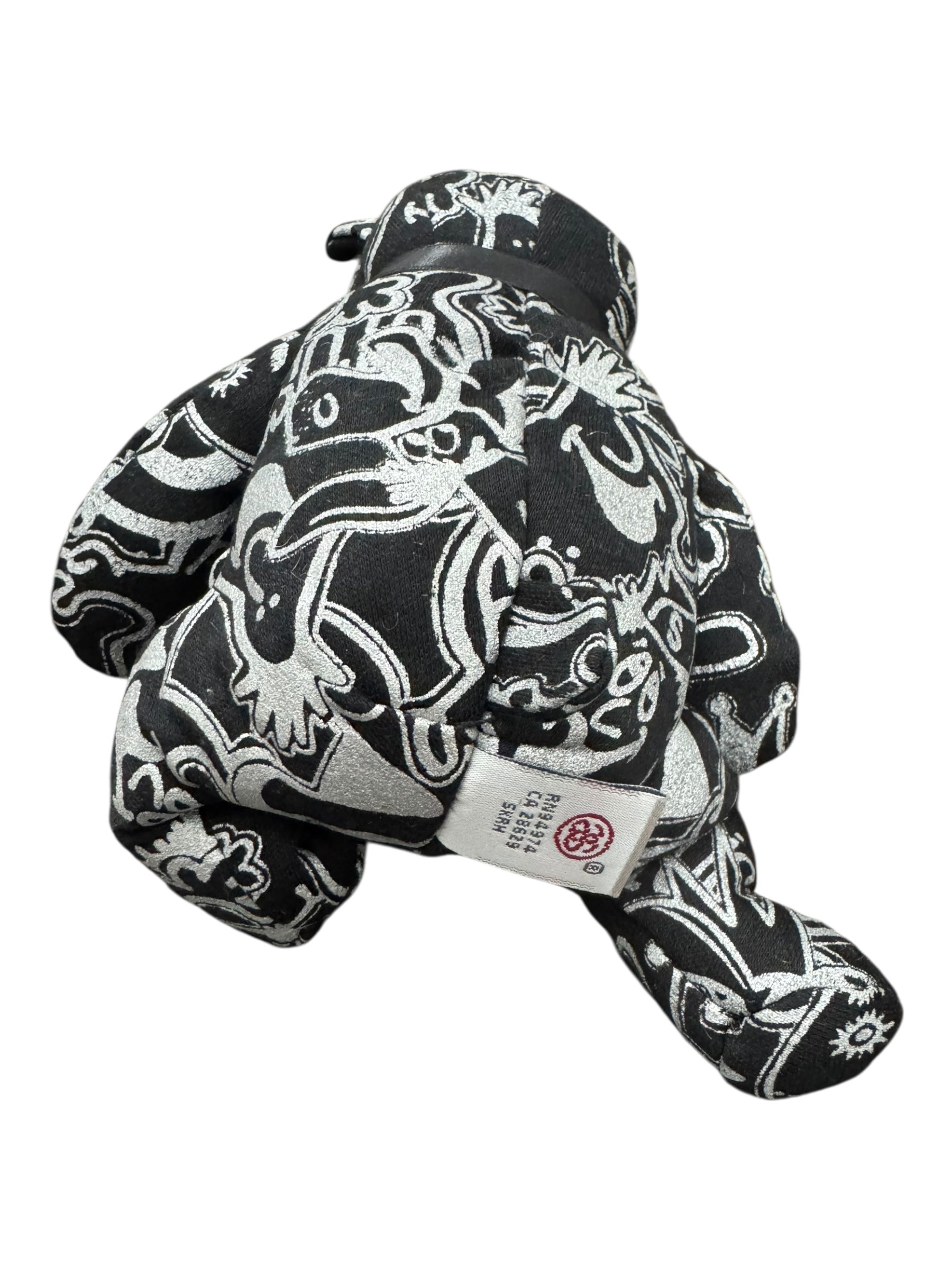 Stussy 00s Black & White Bear Plush