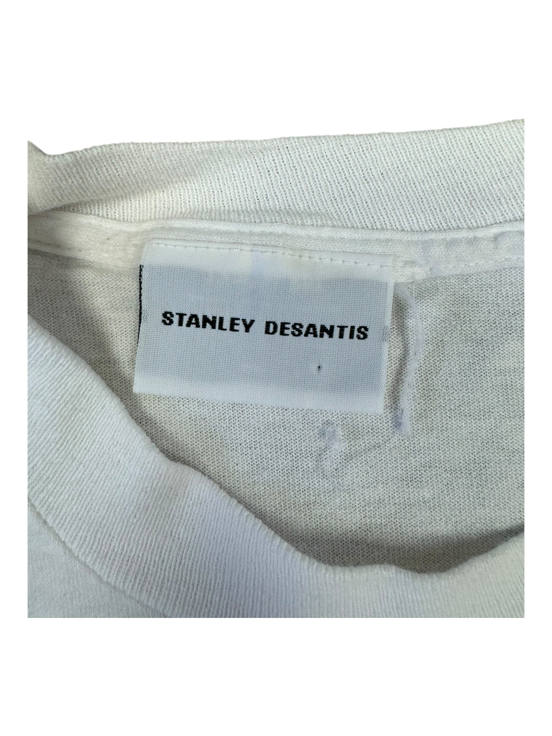 Stanley Desantis 90s James Bond White T-shirt Size Medium