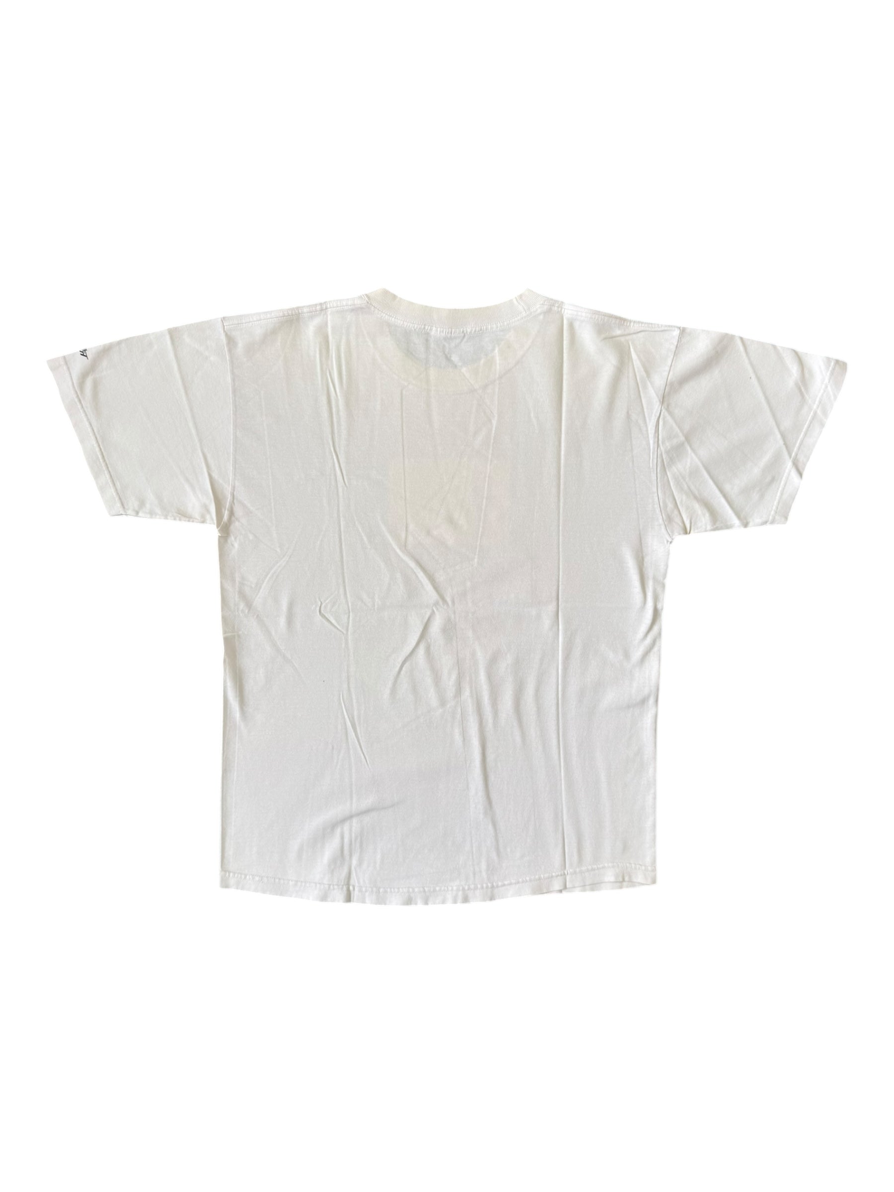 Union 90s 10 Year Saga Anniversary Star Wars Rip White T-Shirt Size Large