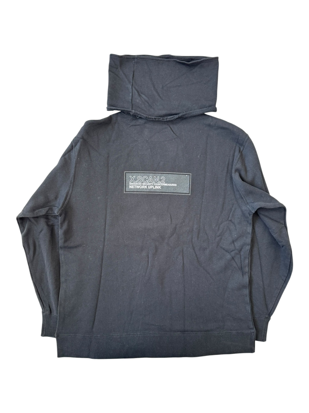 Futura 90s Black Crewneck With Ski Mask Attached Deadstock Size Large