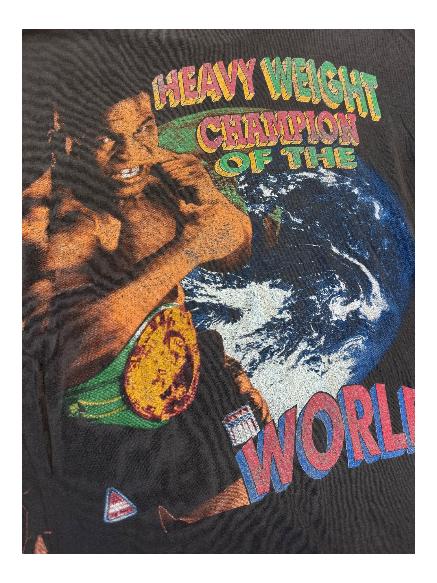 Mike Tysons 90s Rap Tee Heavyweight Champion of the World Mens Size XL