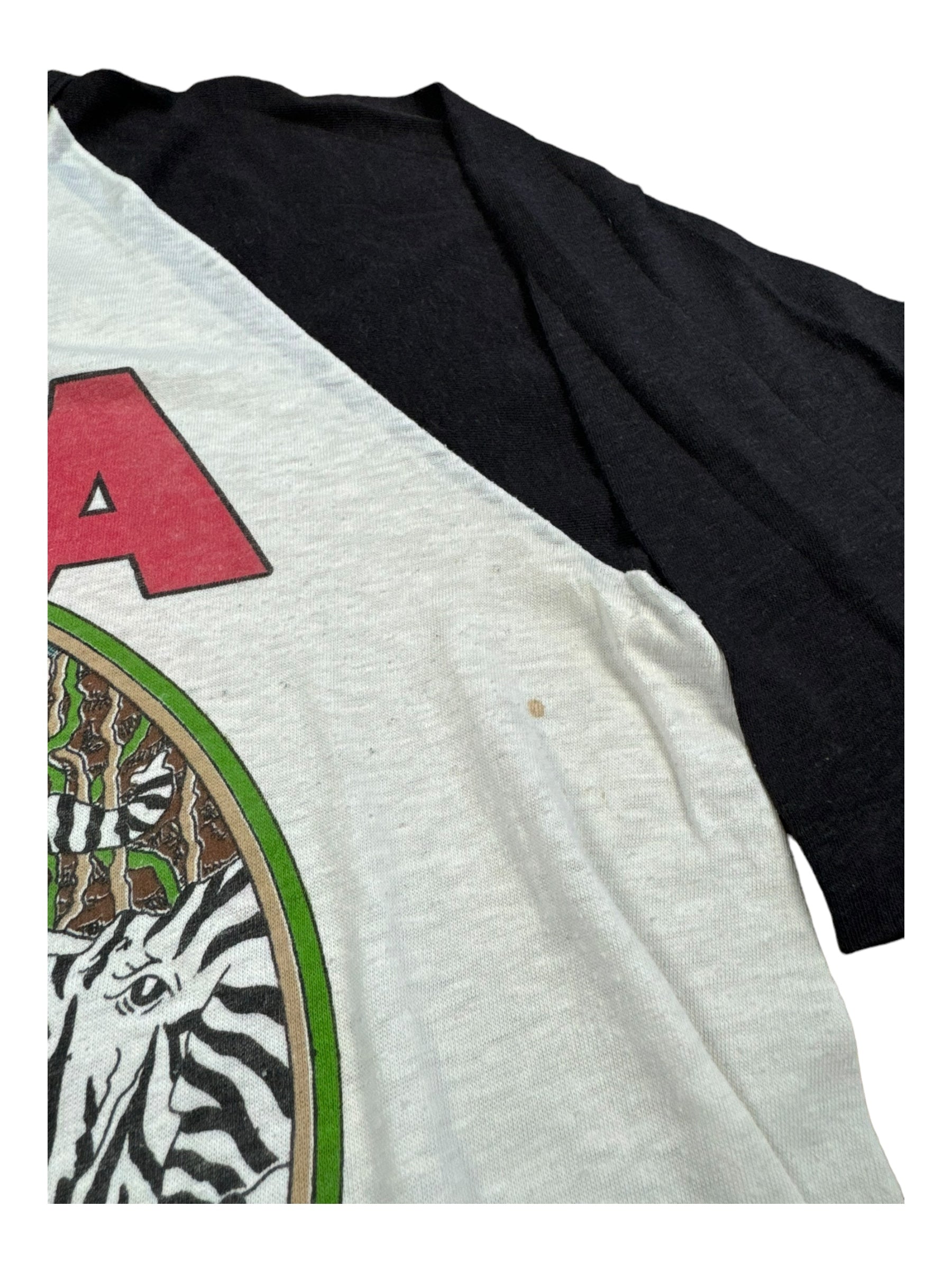 80s Zebra “Tour 1983” Baseball Jersey M/L