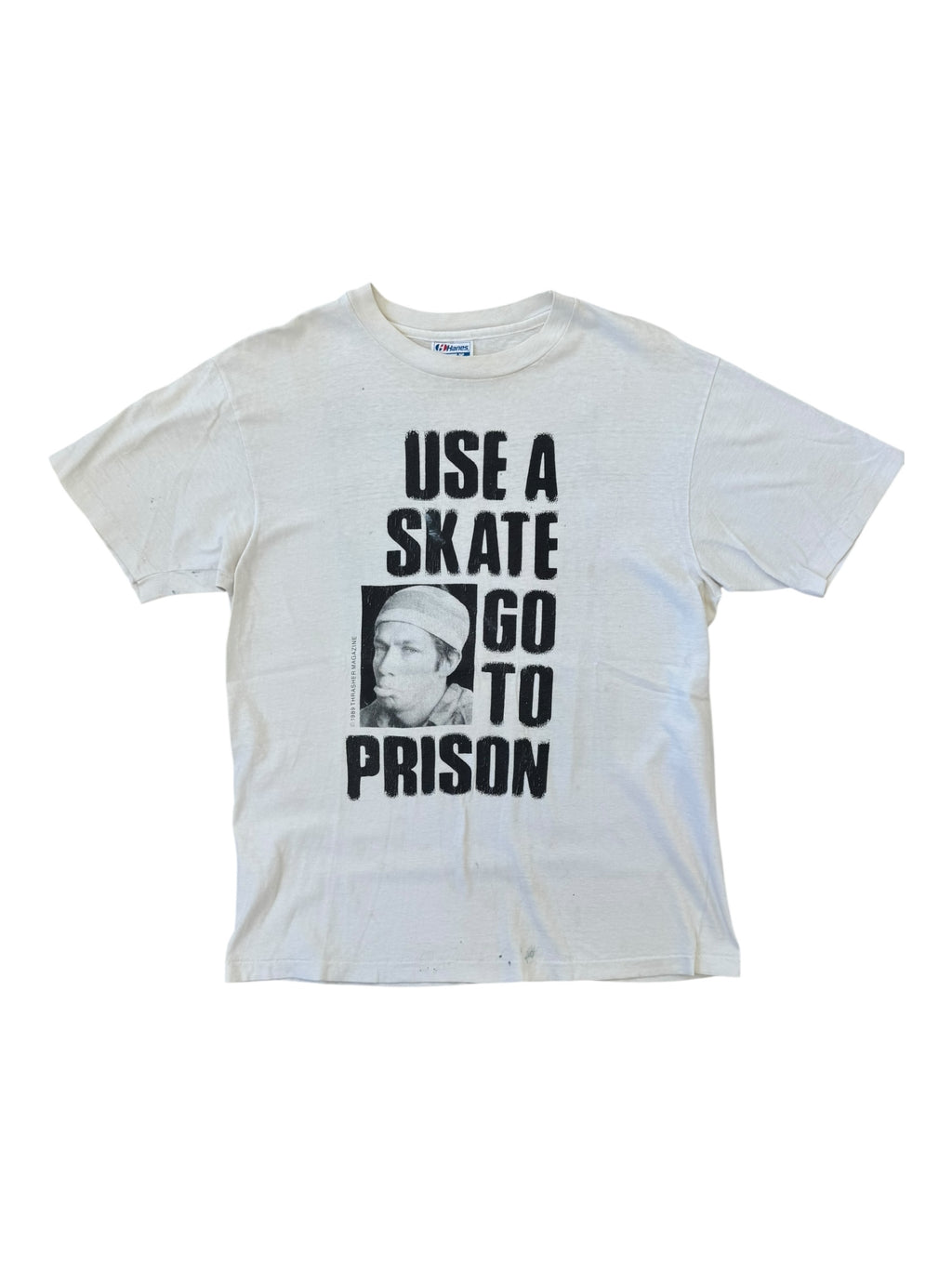 Thrasher 1989 Mark Gonzalez "Use a Skate, Go to Prison" Double Sided Original