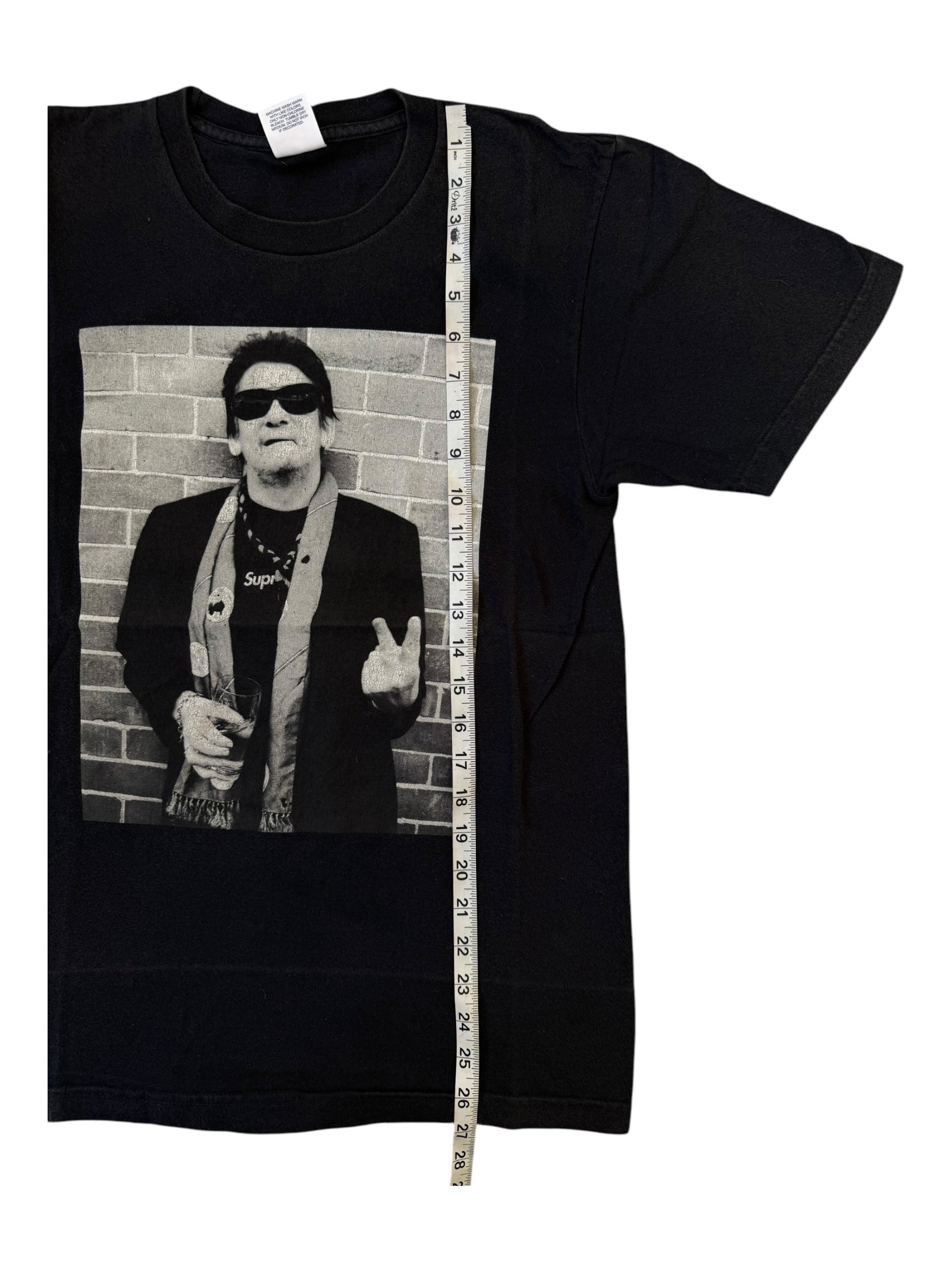 Supreme x Shane McGowan 2013 Photo Tee Black Size Small