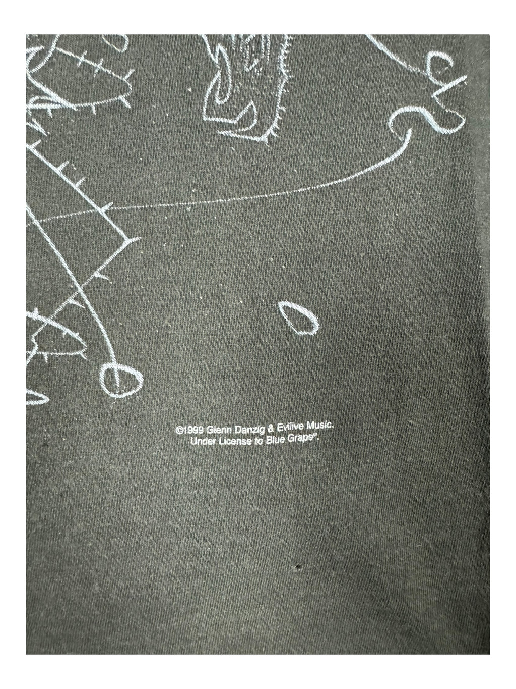 Misfits 1999 T-Shirt Violent World Mens XL Danzig Blue Grape