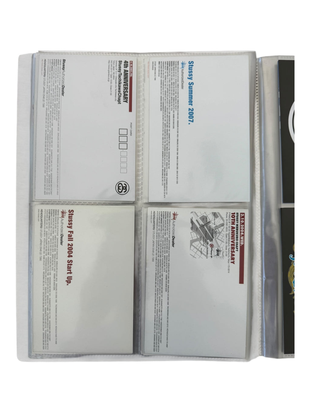 Stussy 90s-00s Postcard Collection & Binder (80+ Postcards)