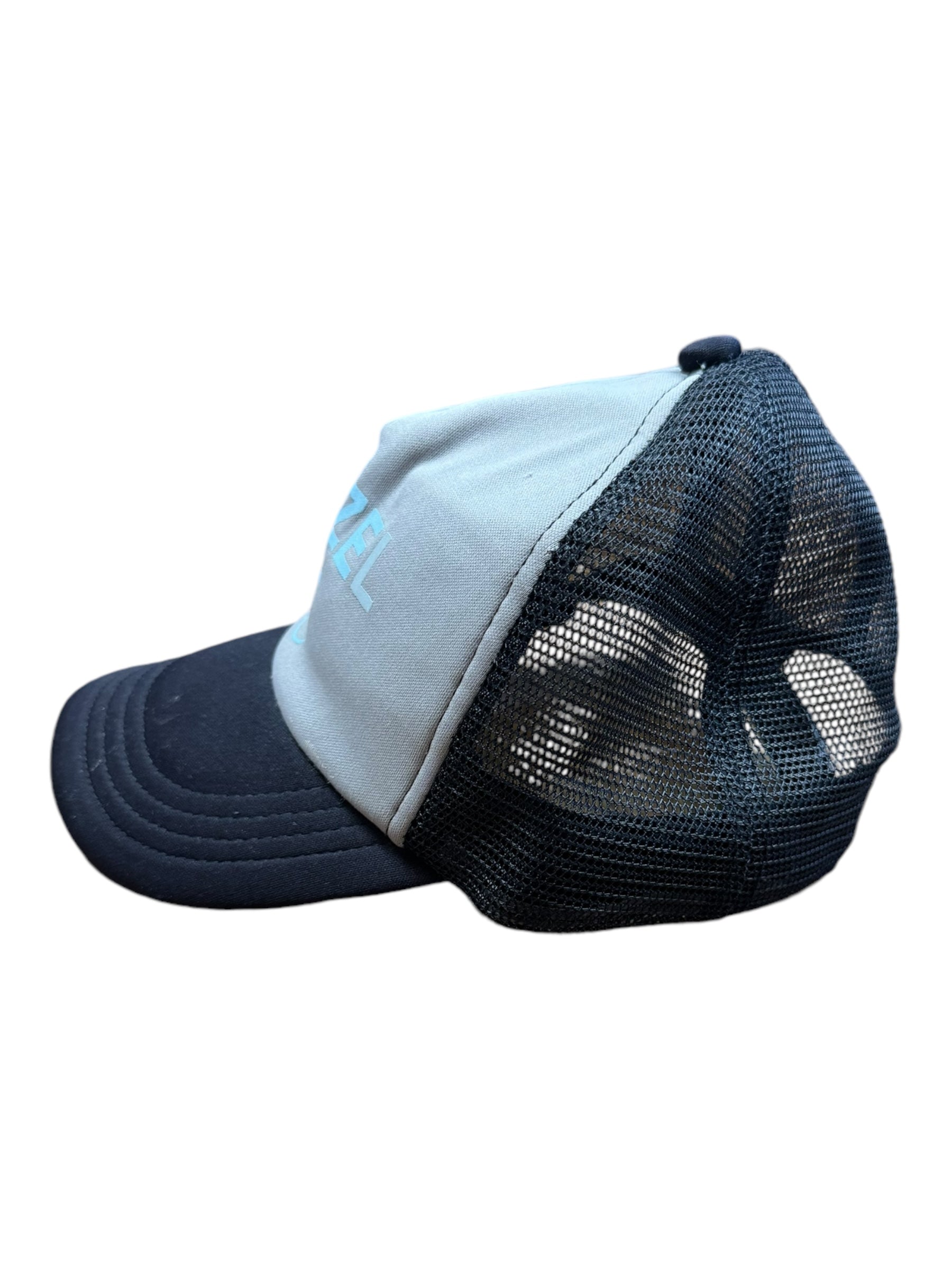 Haze 90s Chanel Logo Rip Grey Black Snapback