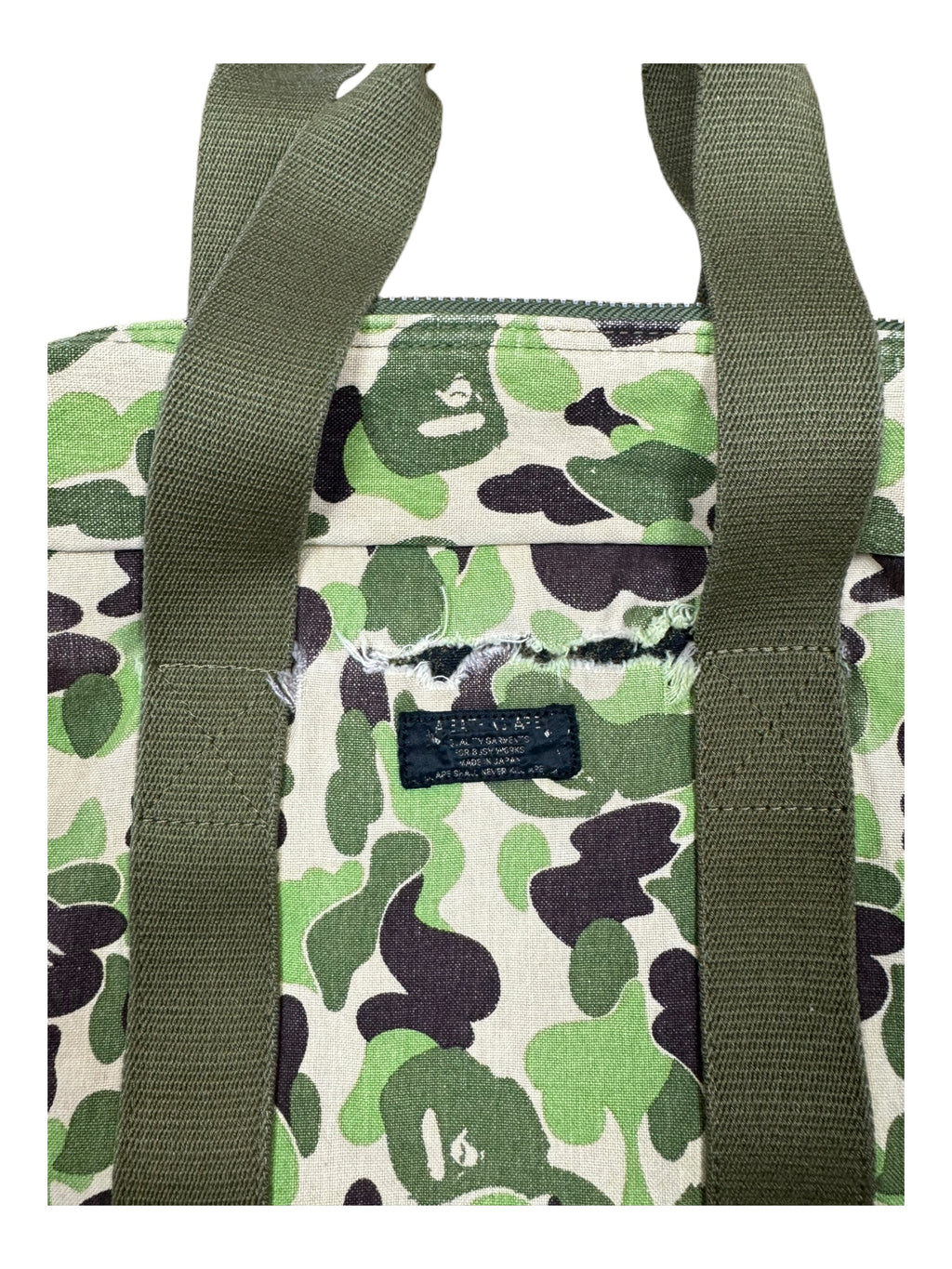 Bape 90s Bape x Porter Big Canvas Bag Camo