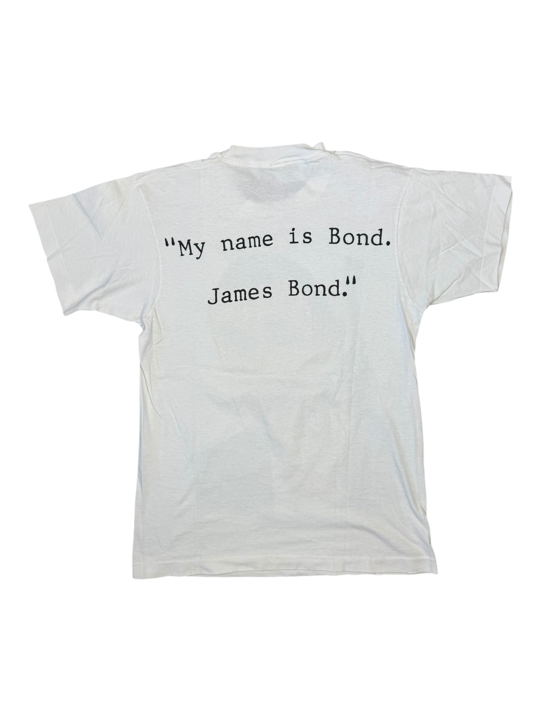Stanley Desantis 90s James Bond White T-shirt Size Medium