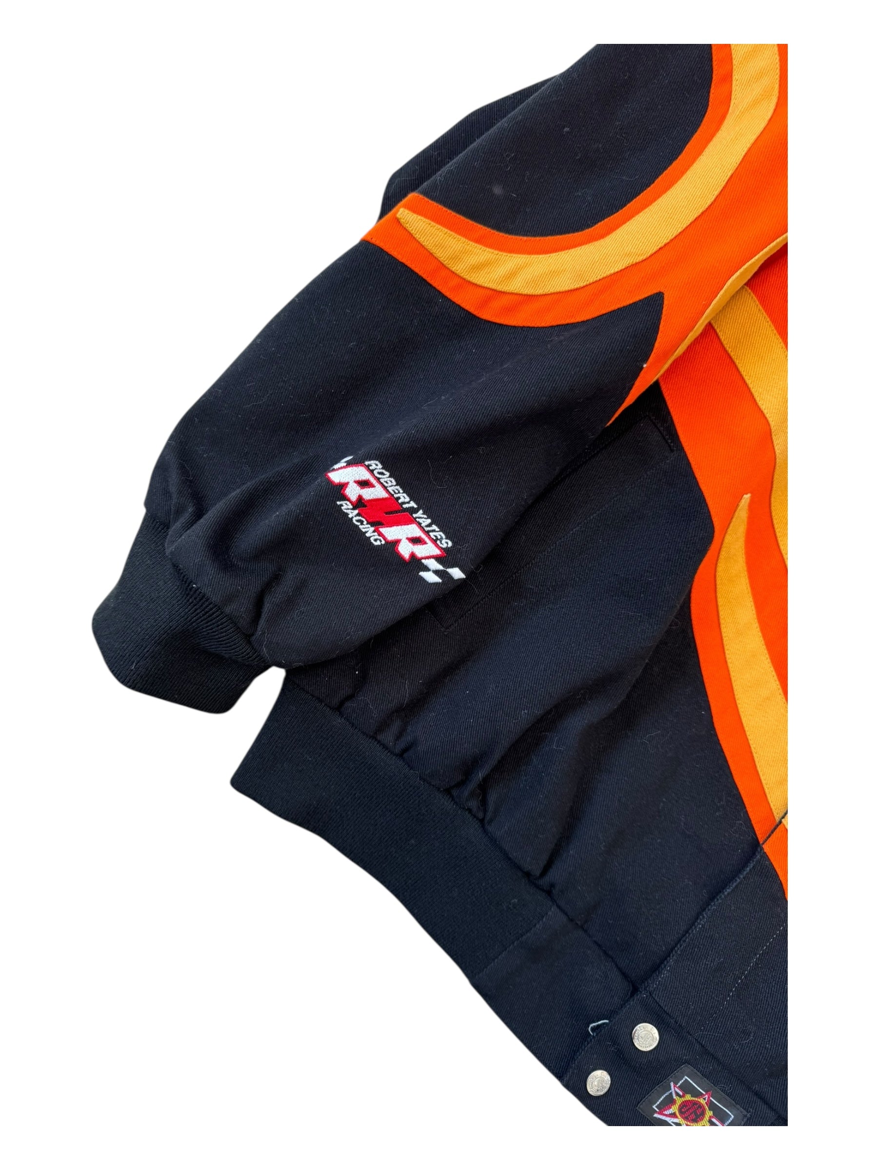 Jeff Hamilton 00s Orange  JH Designs M&M's Racing Team Jacket Size XL