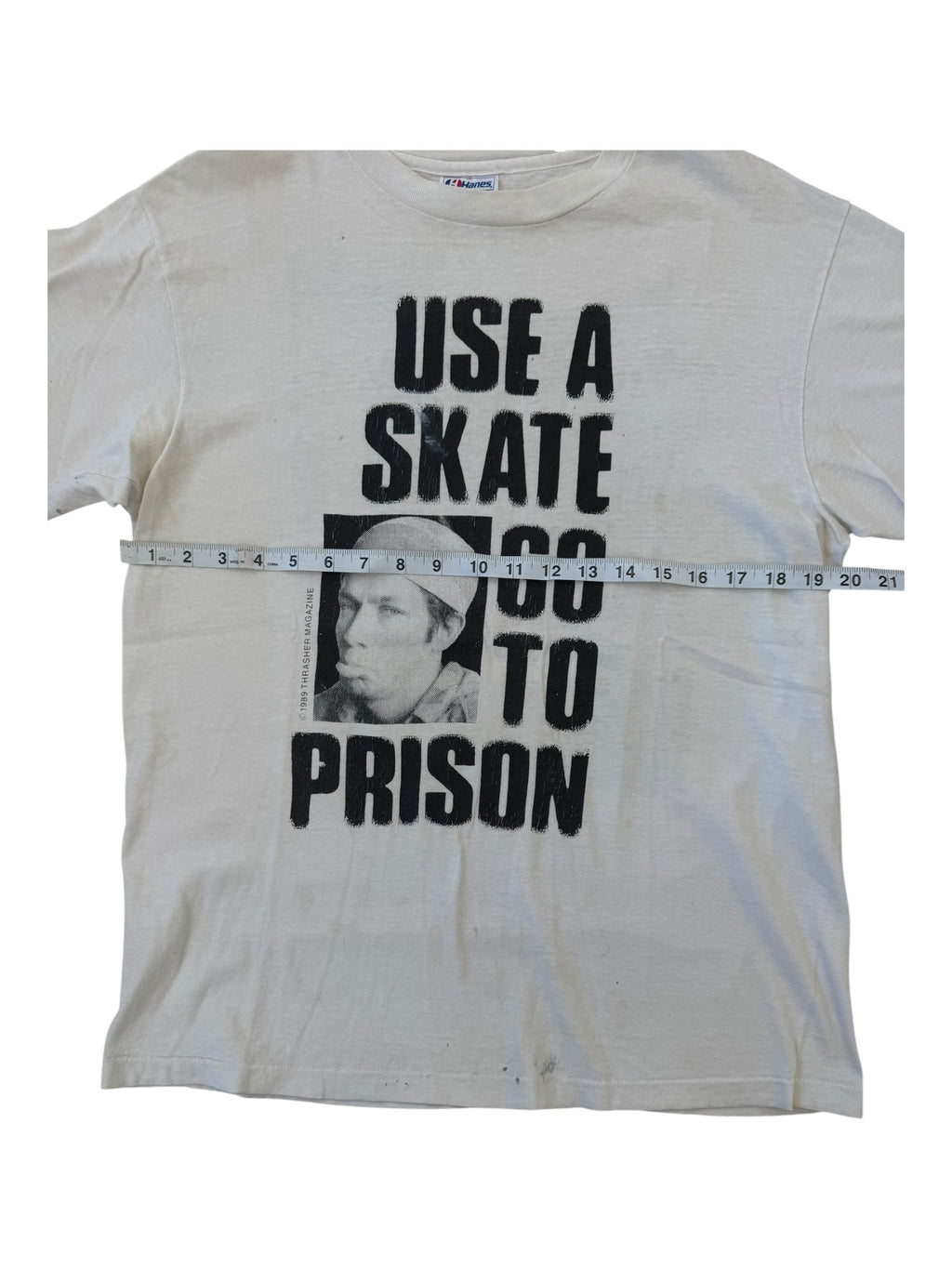 Thrasher 1989 Mark Gonzalez "Use a Skate, Go to Prison" Double Sided Original