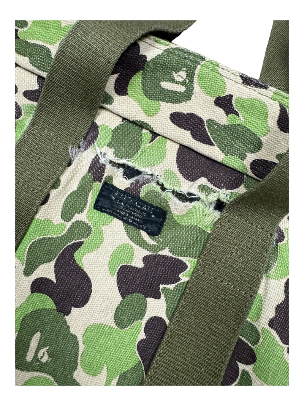 Bape 90s Bape x Porter Big Canvas Bag Camo