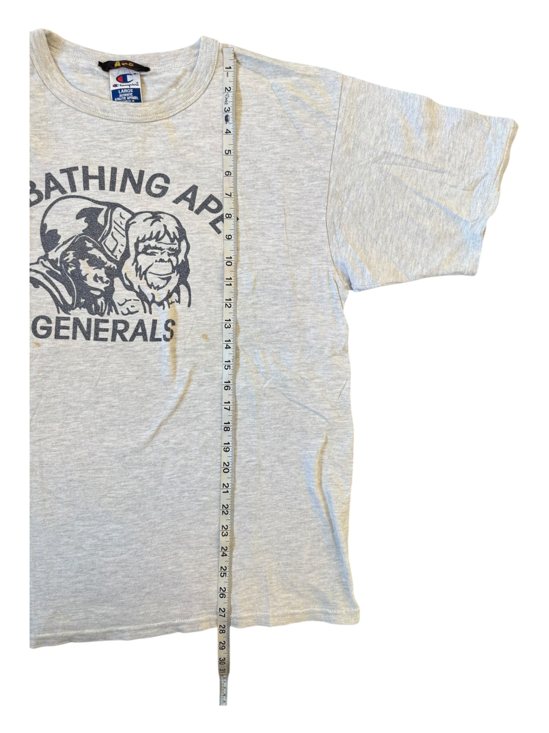 Bape 90s A Bathing Ape Generals Champion Size Large