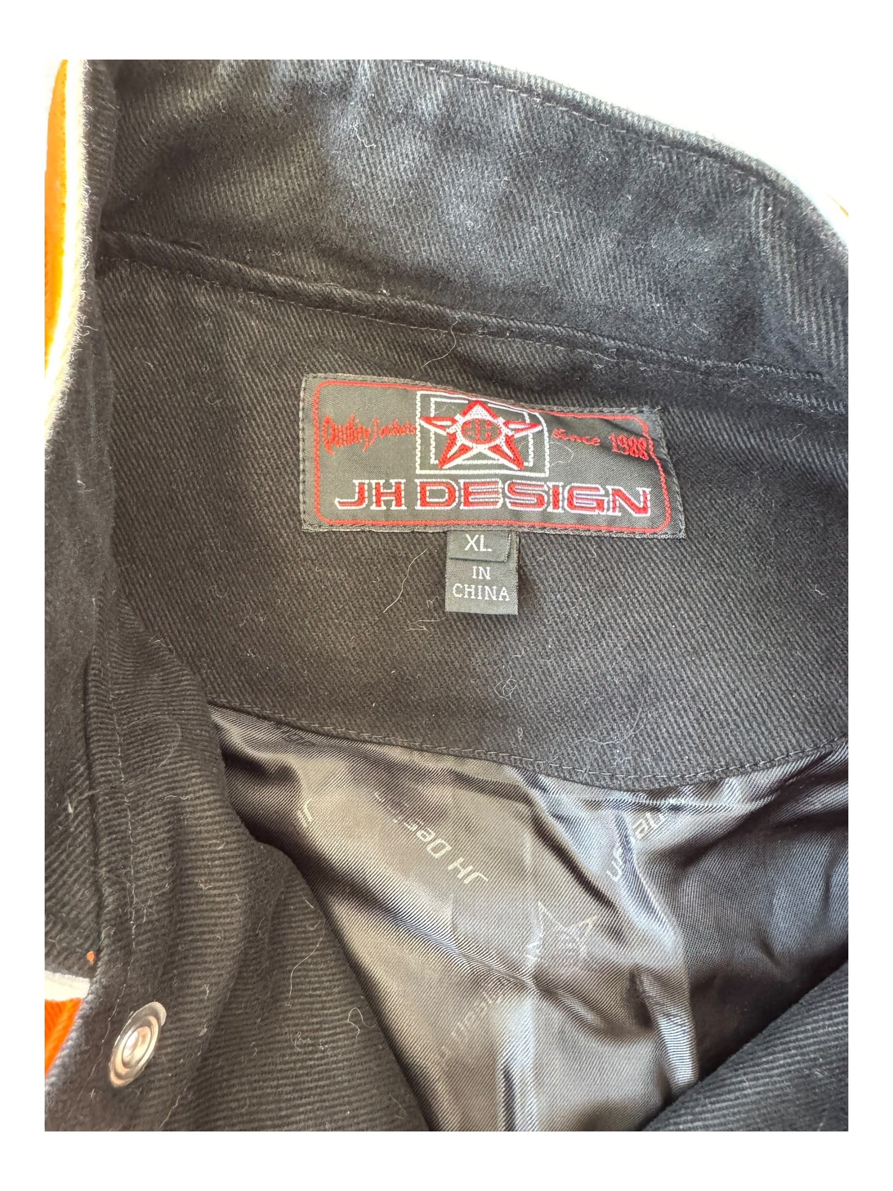 Jeff Hamilton 00s Orange  JH Designs M&M's Racing Team Jacket Size XL