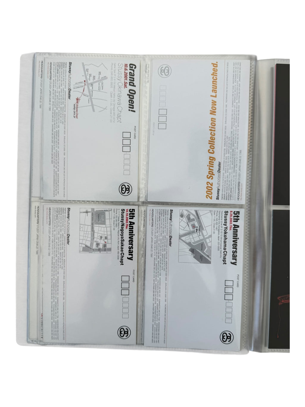 Stussy 90s-00s Postcard Collection & Binder (80+ Postcards)