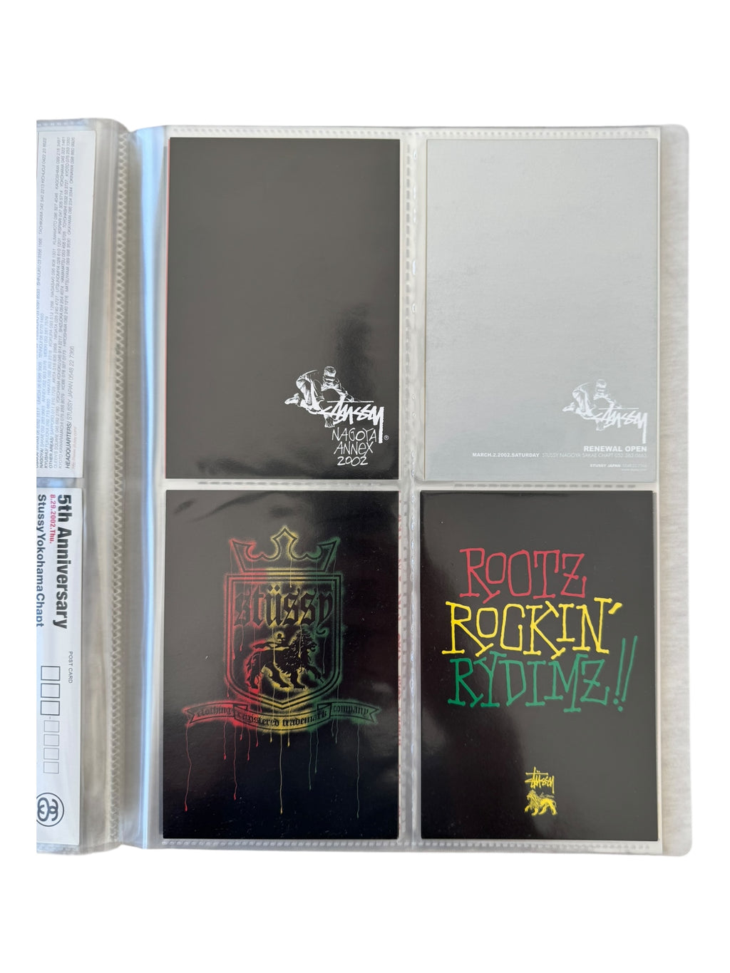 Stussy 90s-00s Postcard Collection & Binder (80+ Postcards)