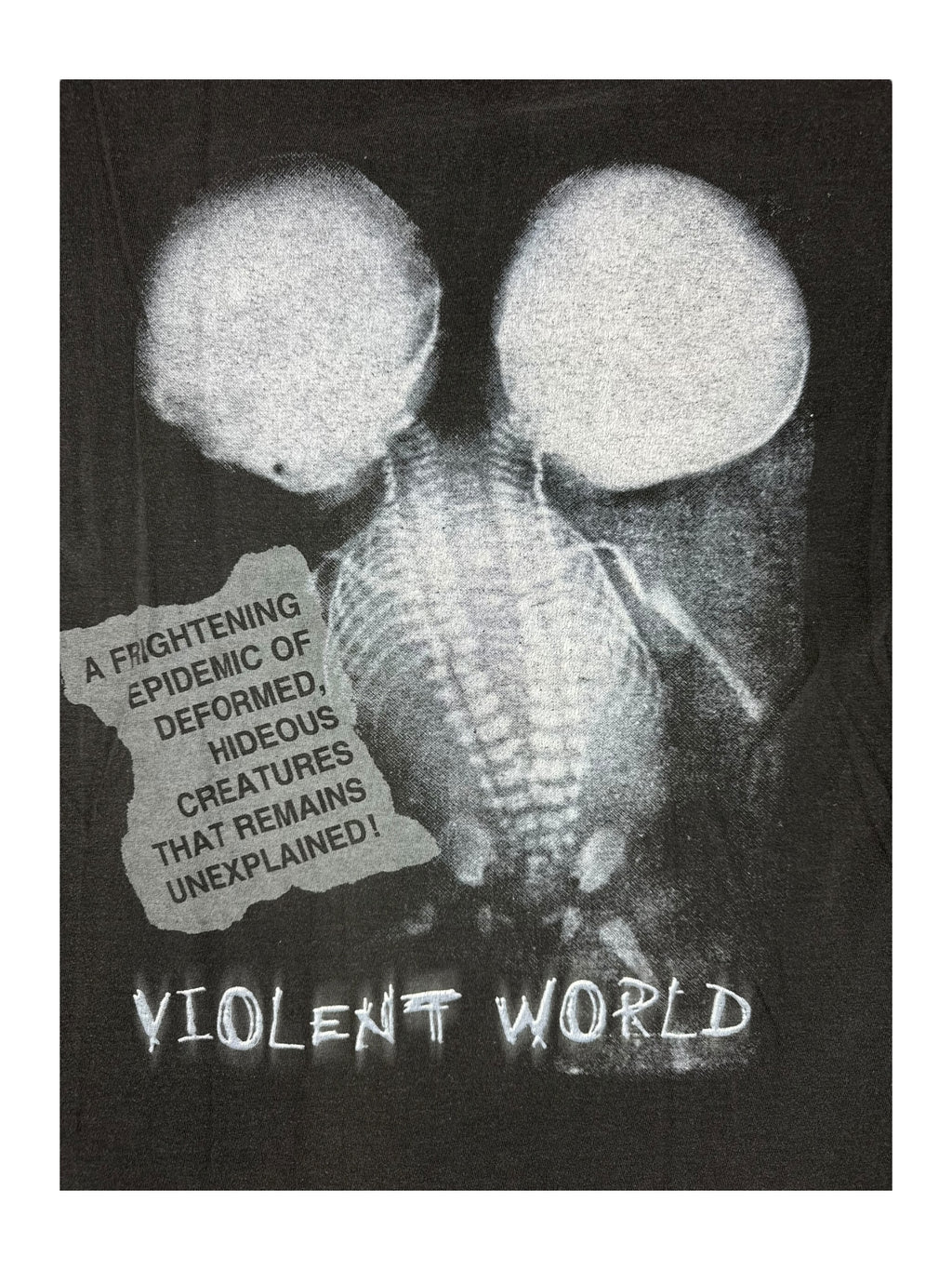 Misfits 1999 T-Shirt Violent World Mens XL Danzig Blue Grape