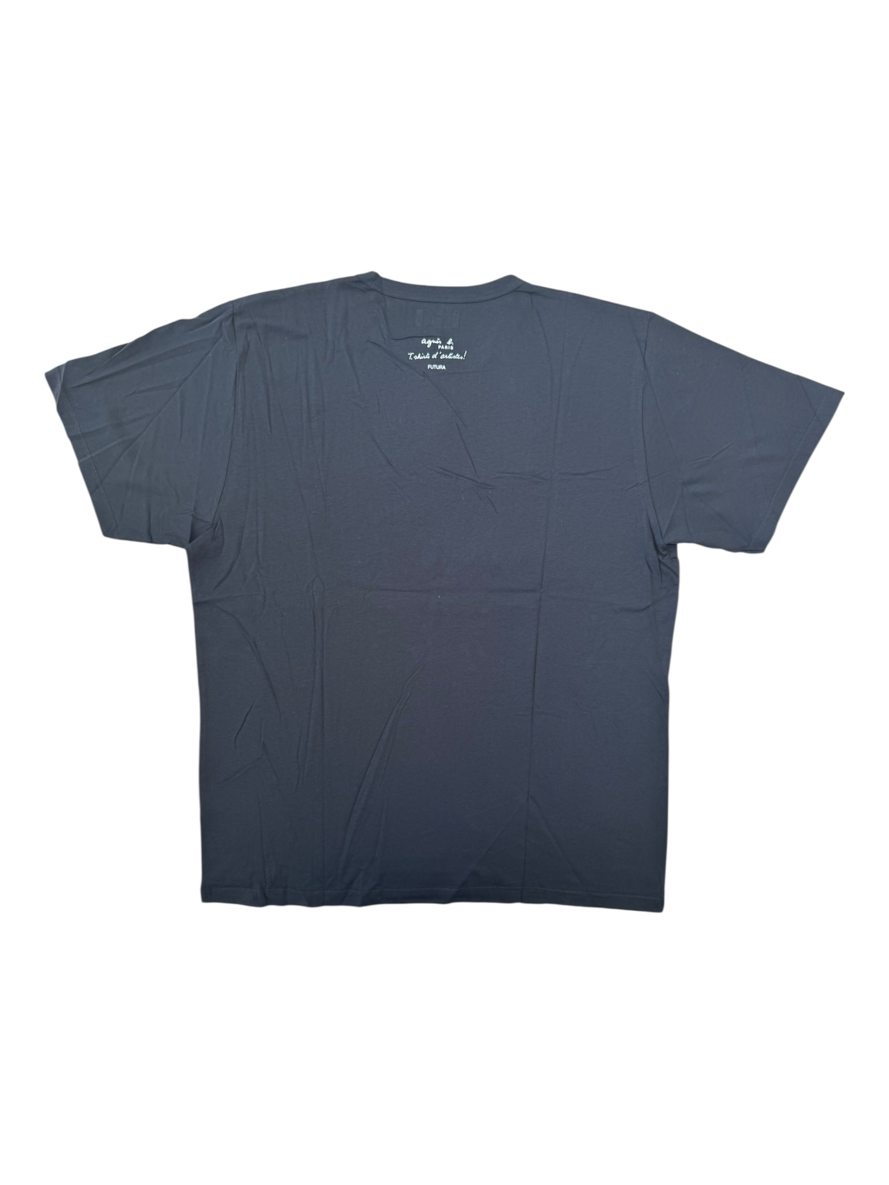 Futura x Agnes B Black Painting T-shirt w/ Dustbag Size XL