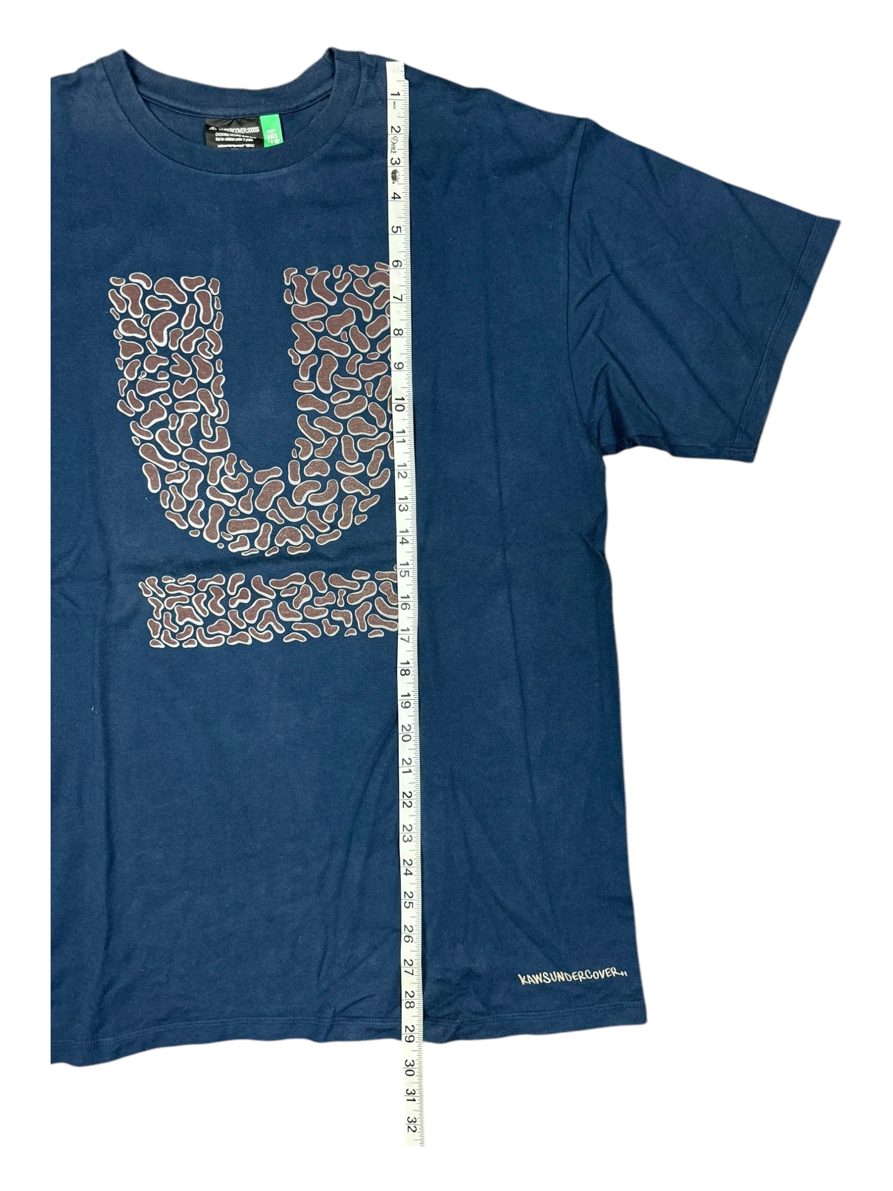 Undercover 00s Navy Kaws x Undercover Logo Size Large