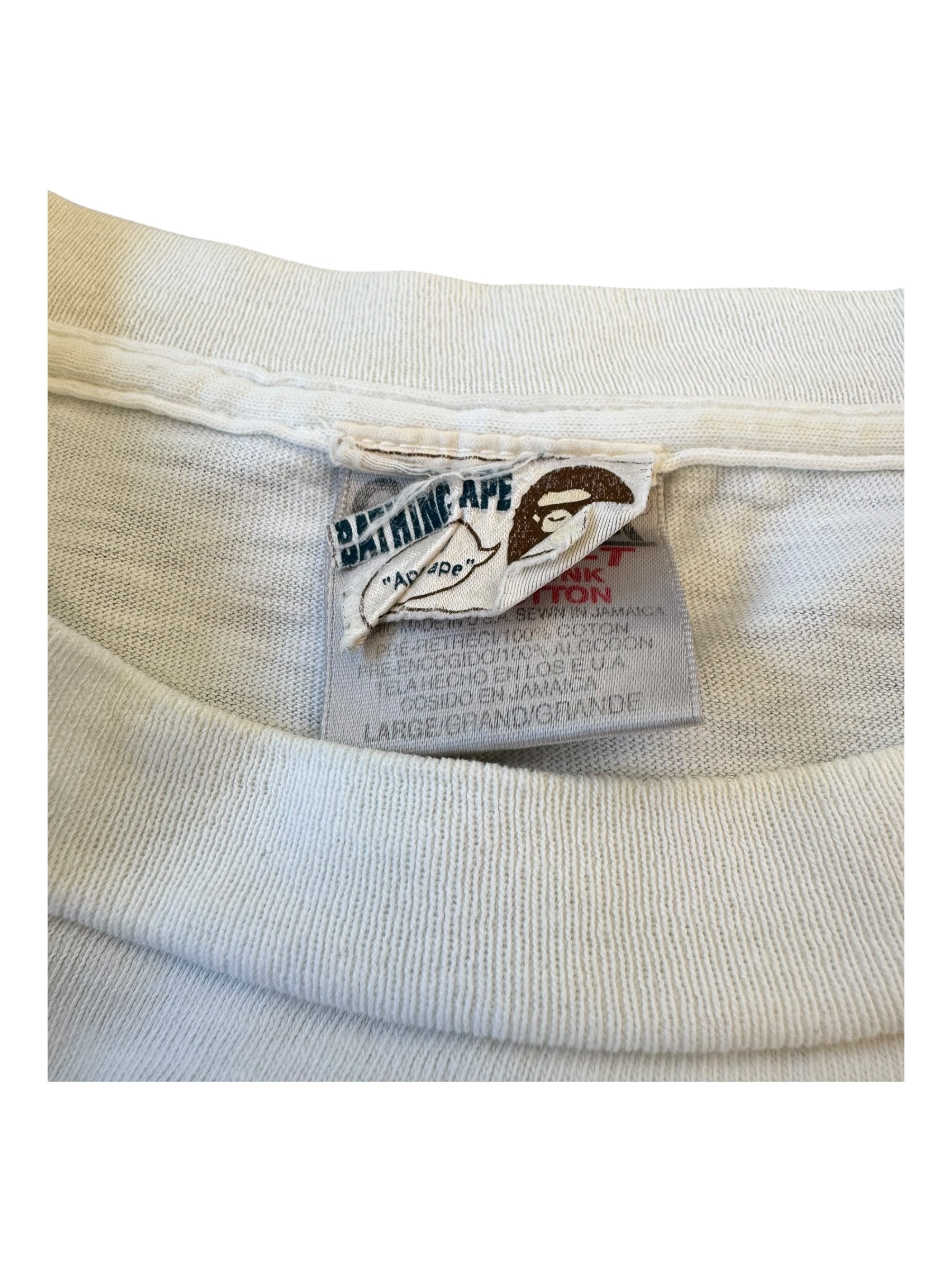 Bape 90s Rainbow Circle Oneita Size Large