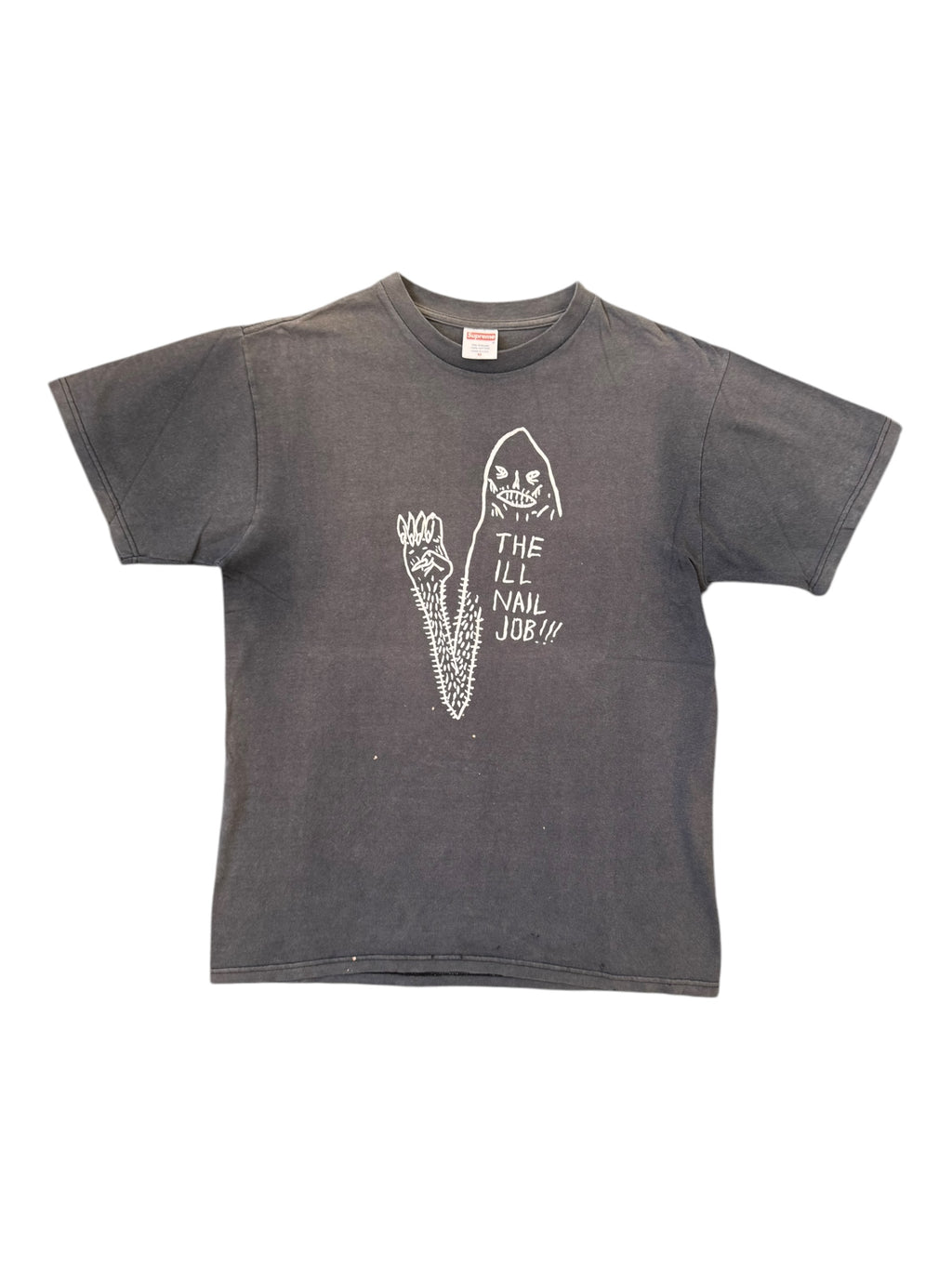 Supreme SS03 Neckface The Ill Nail Job Black T-Shirt Size Medium