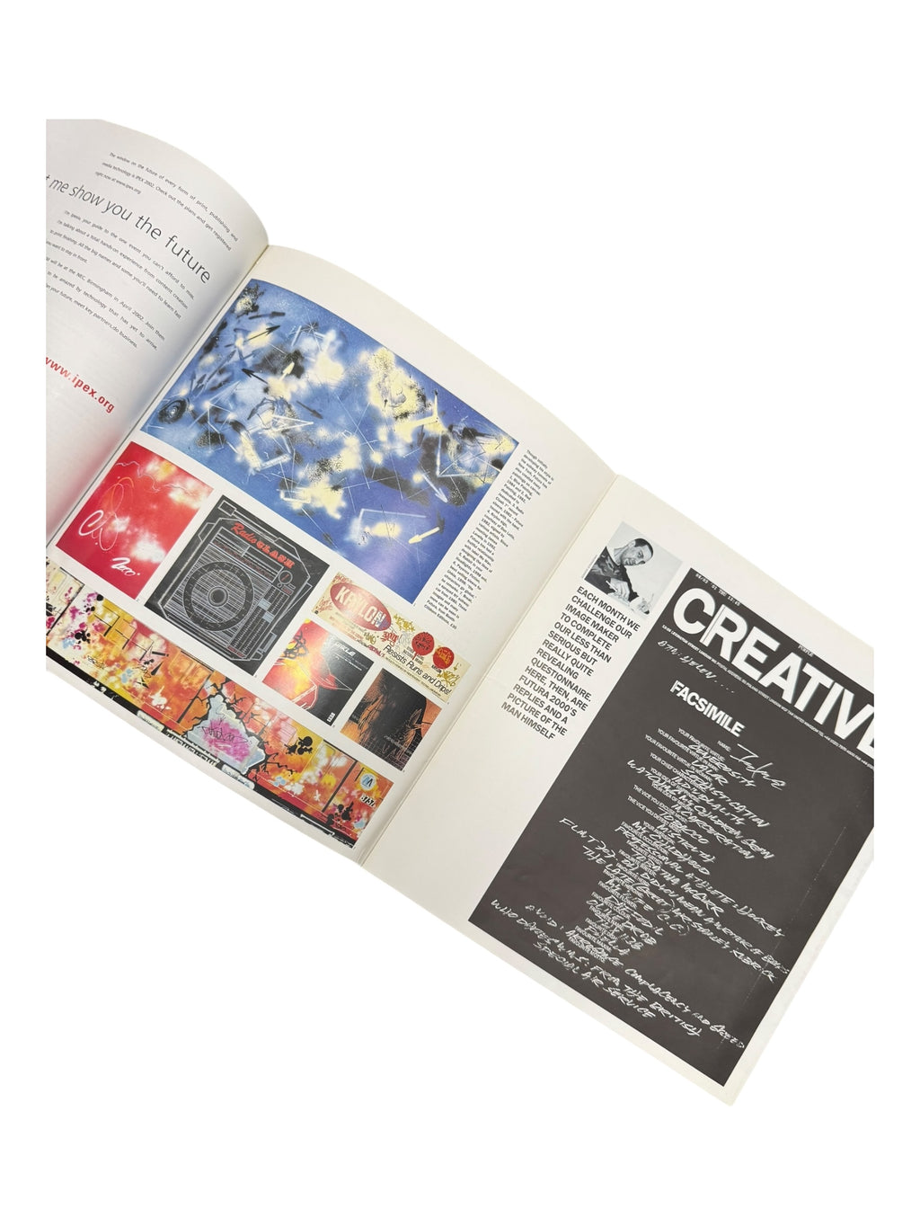 Creative Review Magazine 2001 May Futura Centrefold