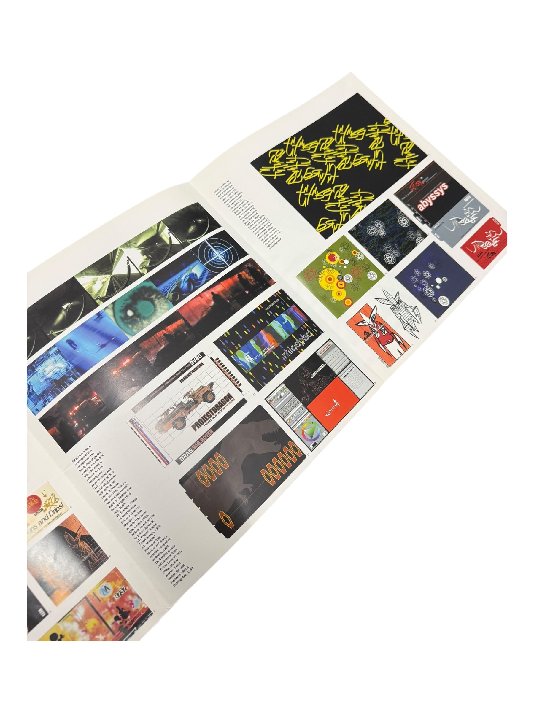 Creative Review Magazine 2001 May Futura Centrefold