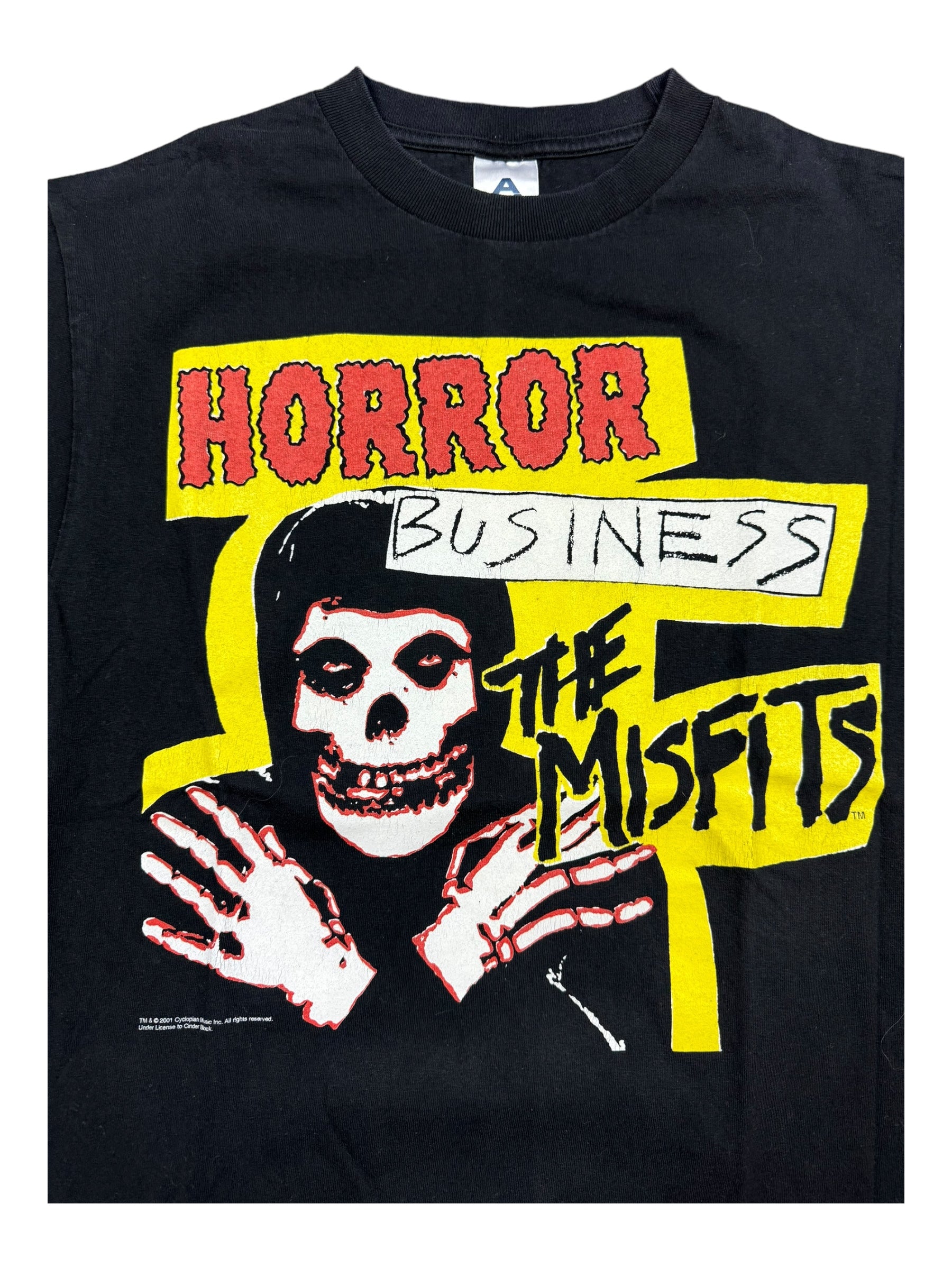Misfits 2001 Horror Business Black Size Medium