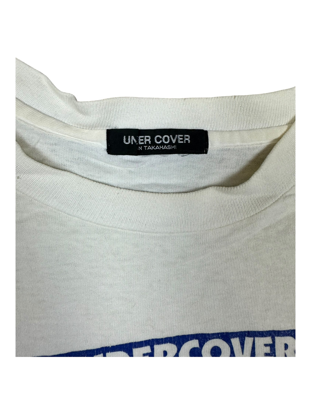 Undercover 90s White U T-Shirt Size Large