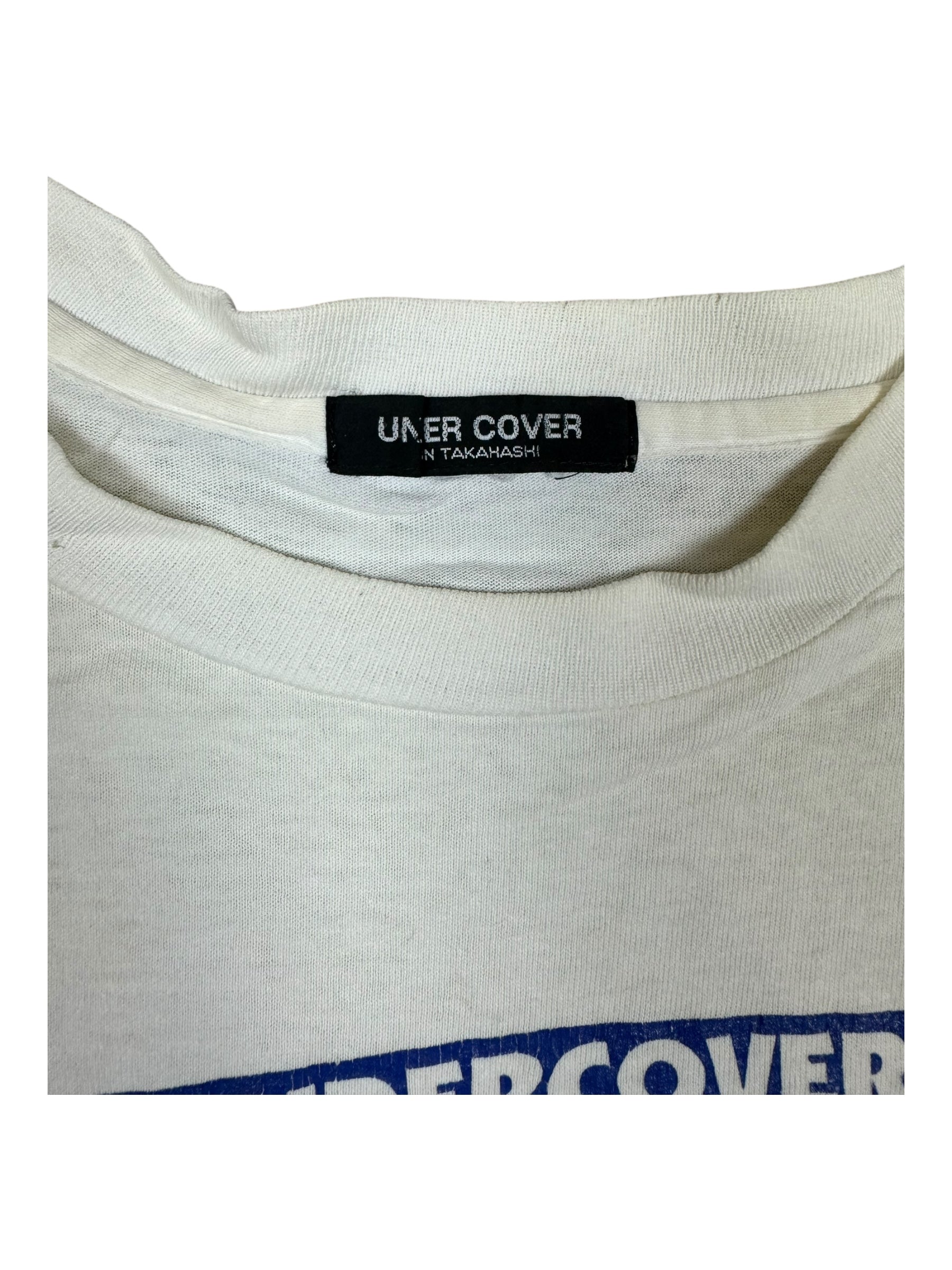 Undercover 90s White U T-Shirt Size Large