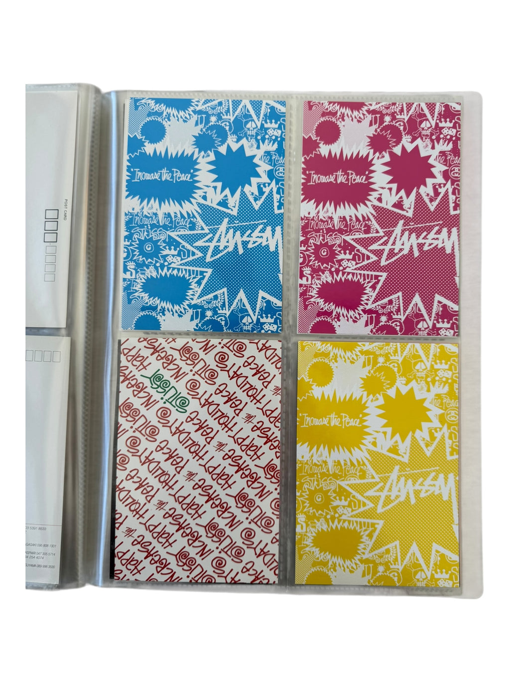 Stussy 90s-00s Postcard Collection & Binder (80+ Postcards)