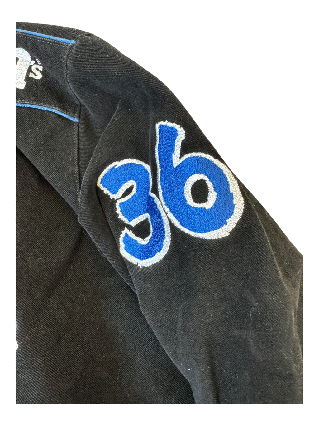 Jeff Hamilton 00s Black JH Designs #36 M&M's Racing Team Jacket Size XL