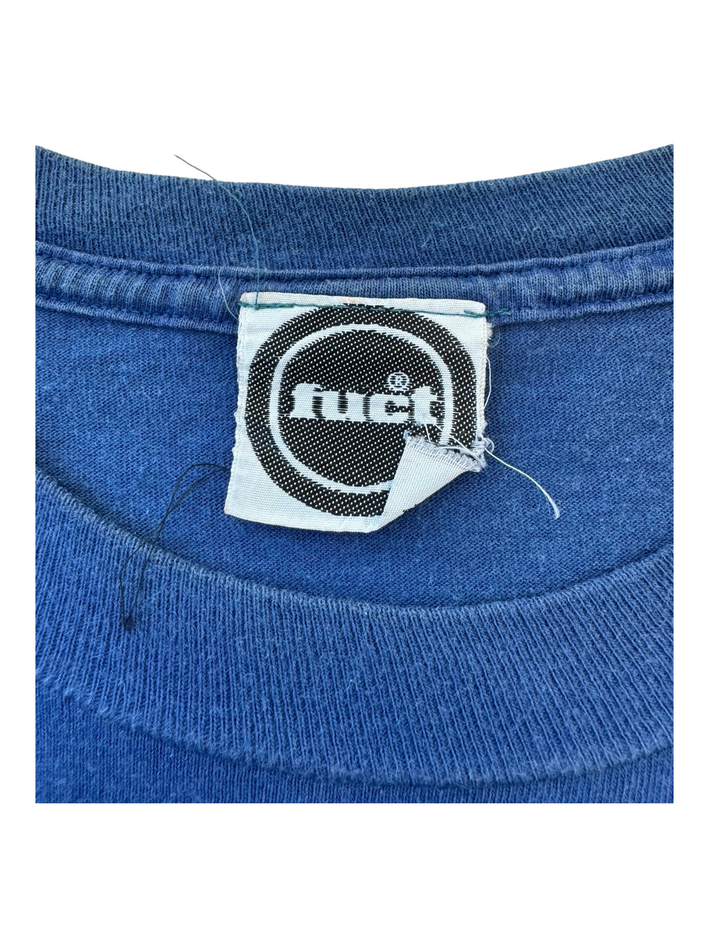 Fuct 90s Blue Fuct Kids Kiss Rip Size Large