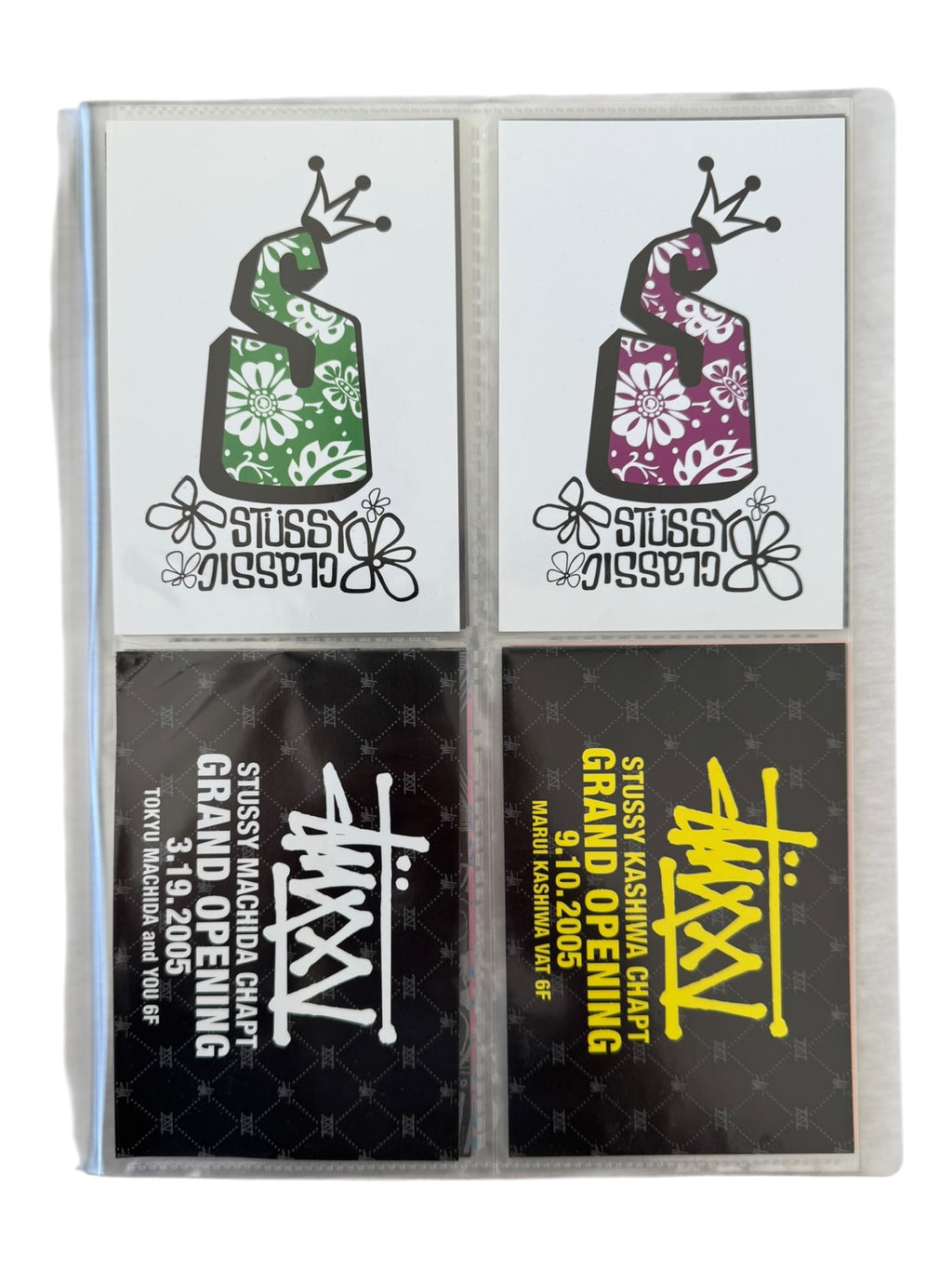 Stussy 90s-00s Postcard Collection & Binder (80+ Postcards)