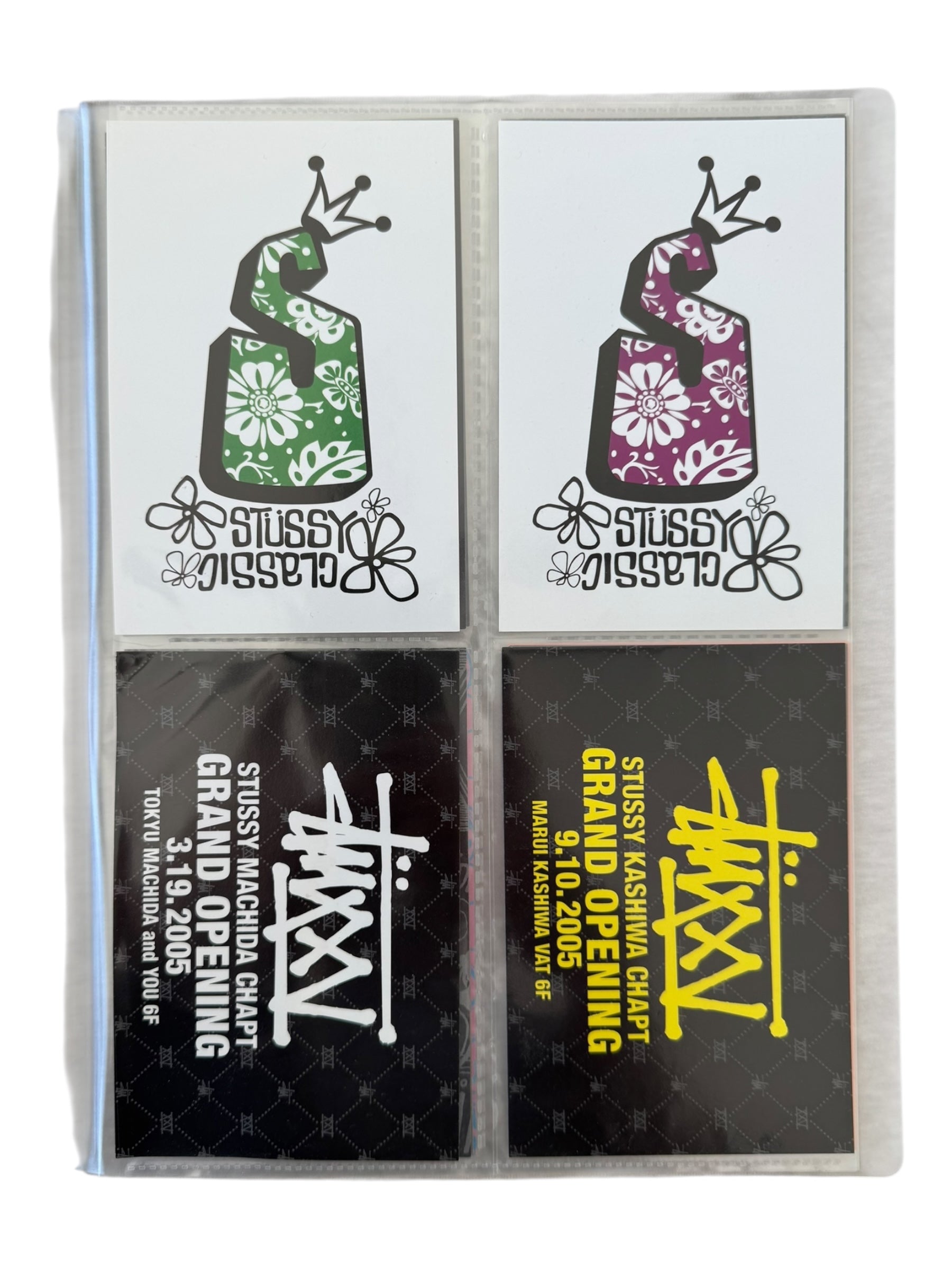 Stussy 90s-00s Postcard Collection & Binder (80+ Postcards)