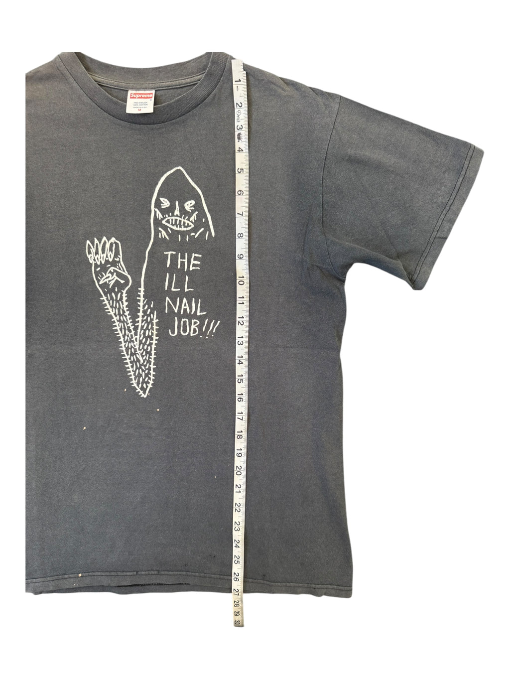 Supreme SS03 Neckface The Ill Nail Job Black T-Shirt Size Medium