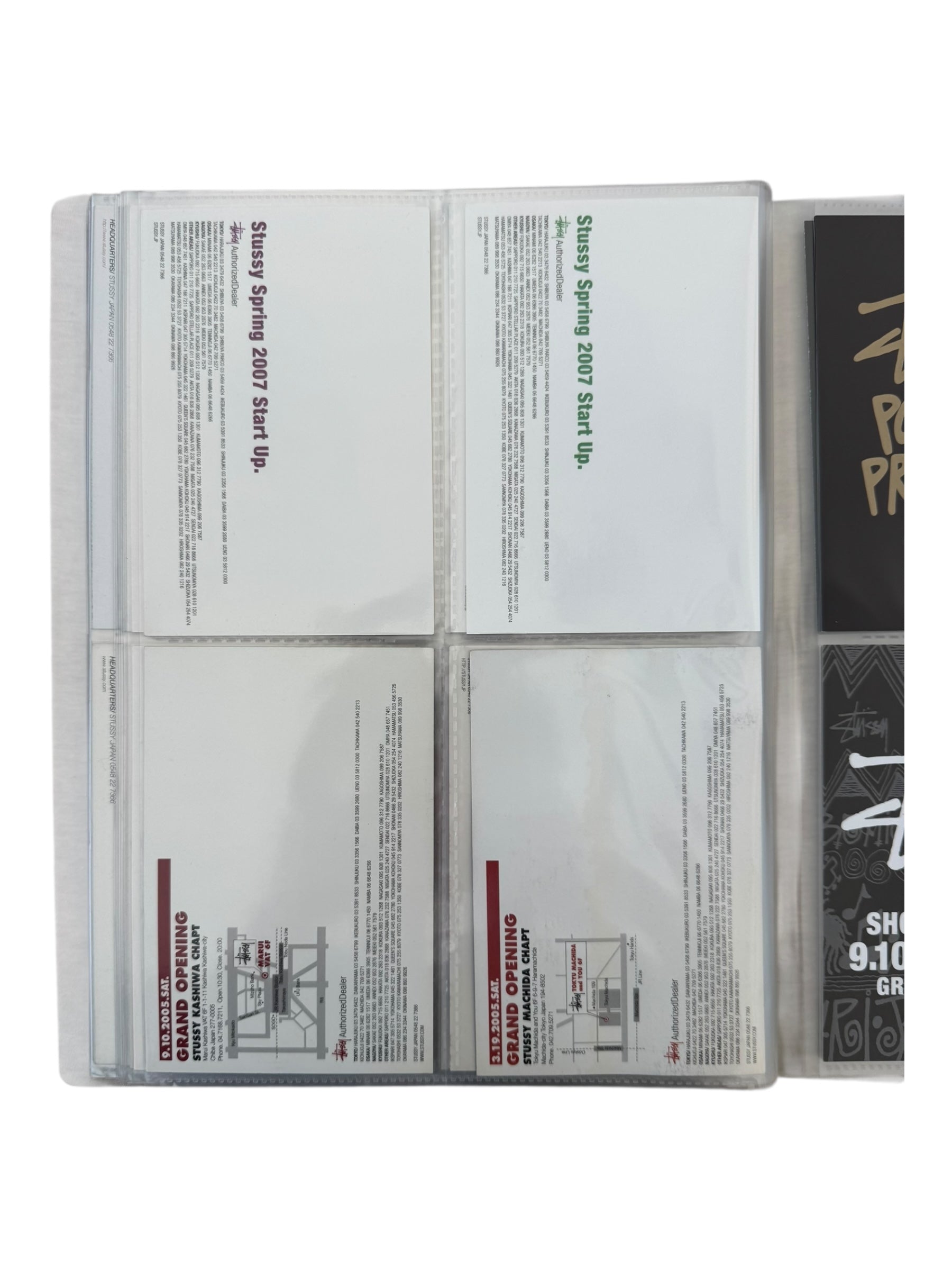 Stussy 90s-00s Postcard Collection & Binder (80+ Postcards)