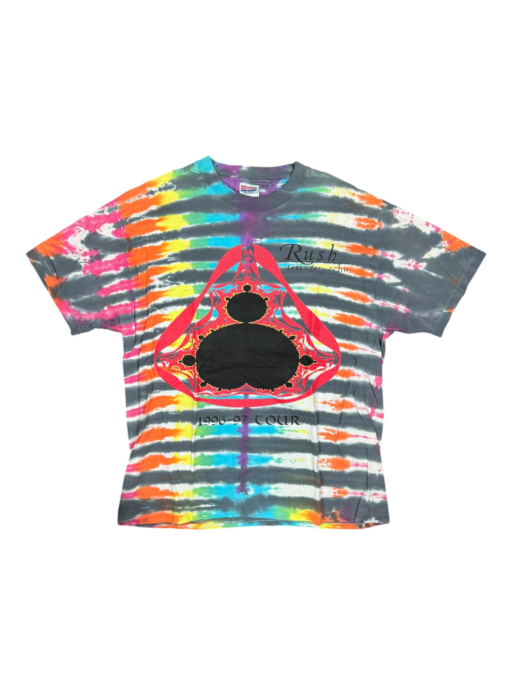 Rush 1997 Test For Echo Tour T Shirt Tie Dye Size XL