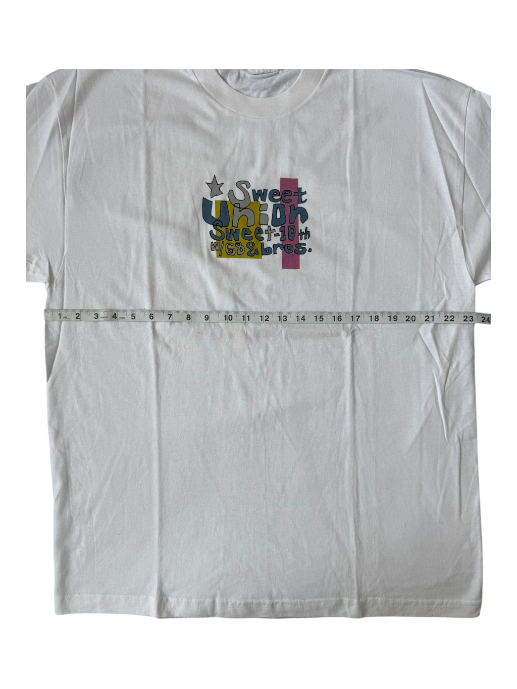 Union 90s Sweet Union 10 Year Anniversary White T-Shirts Size XL