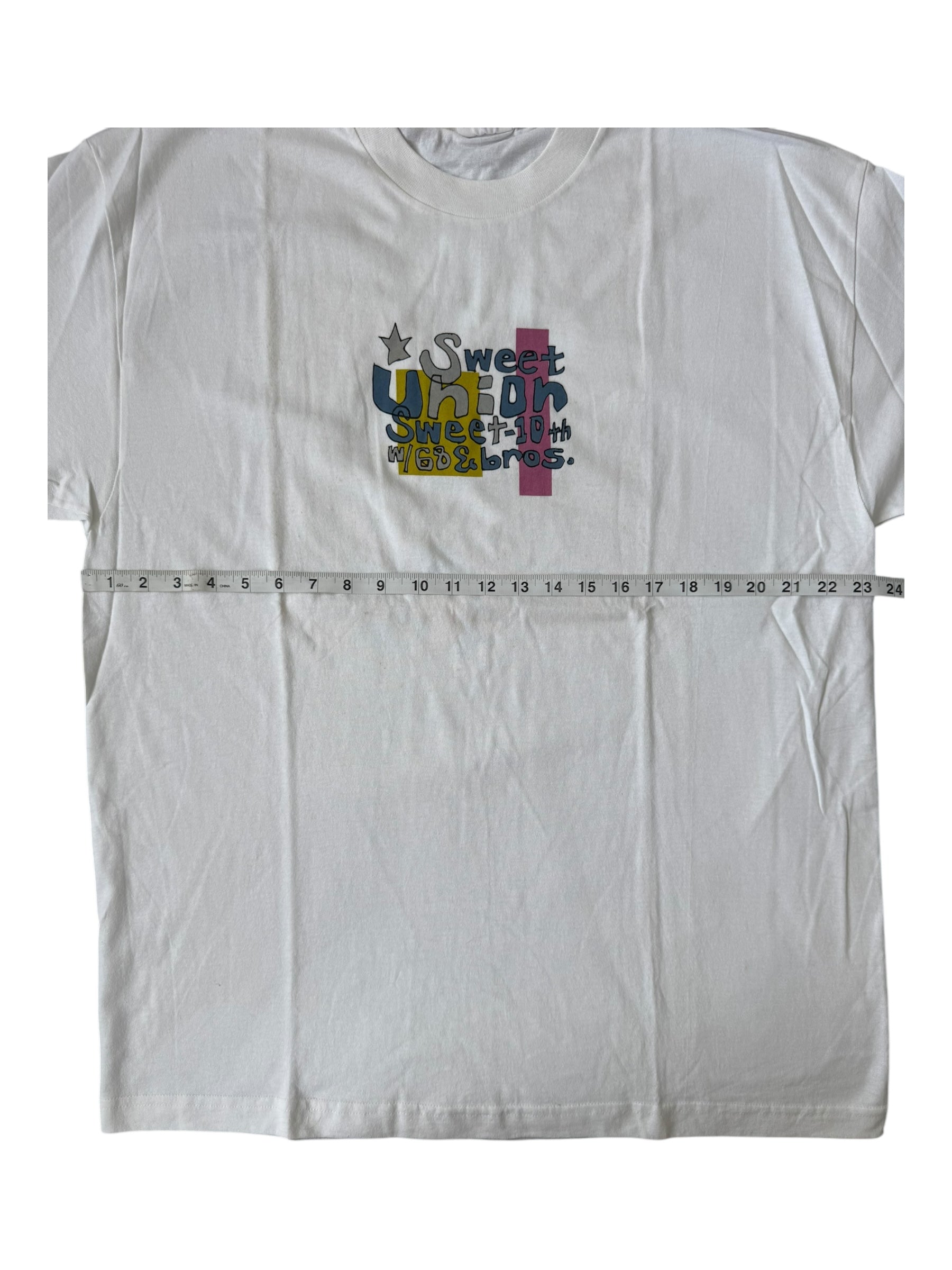 Union 90s Sweet Union 10 Year Anniversary White T-Shirts Size XL